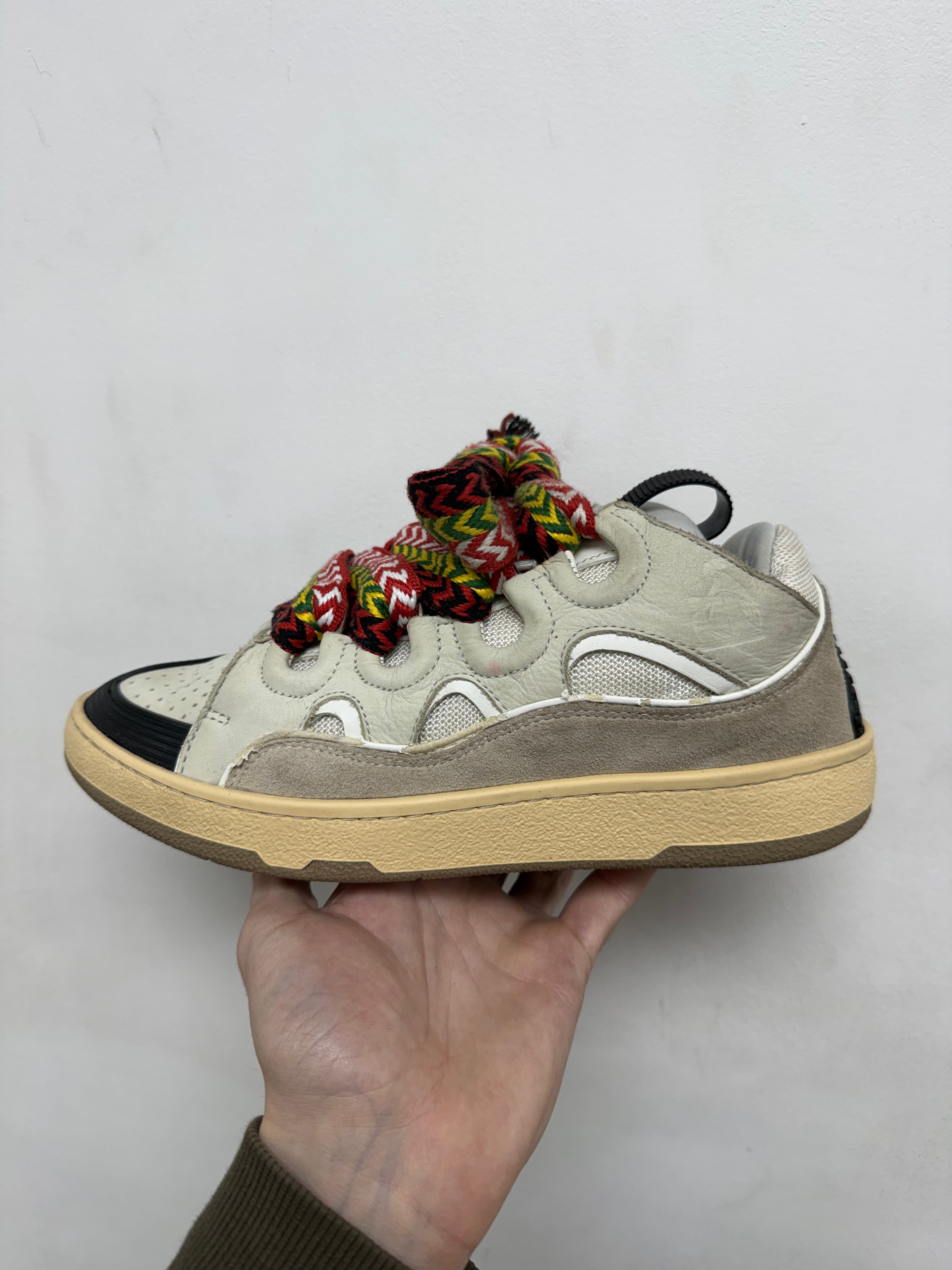 Lanvin Cream Rasta Sneakers