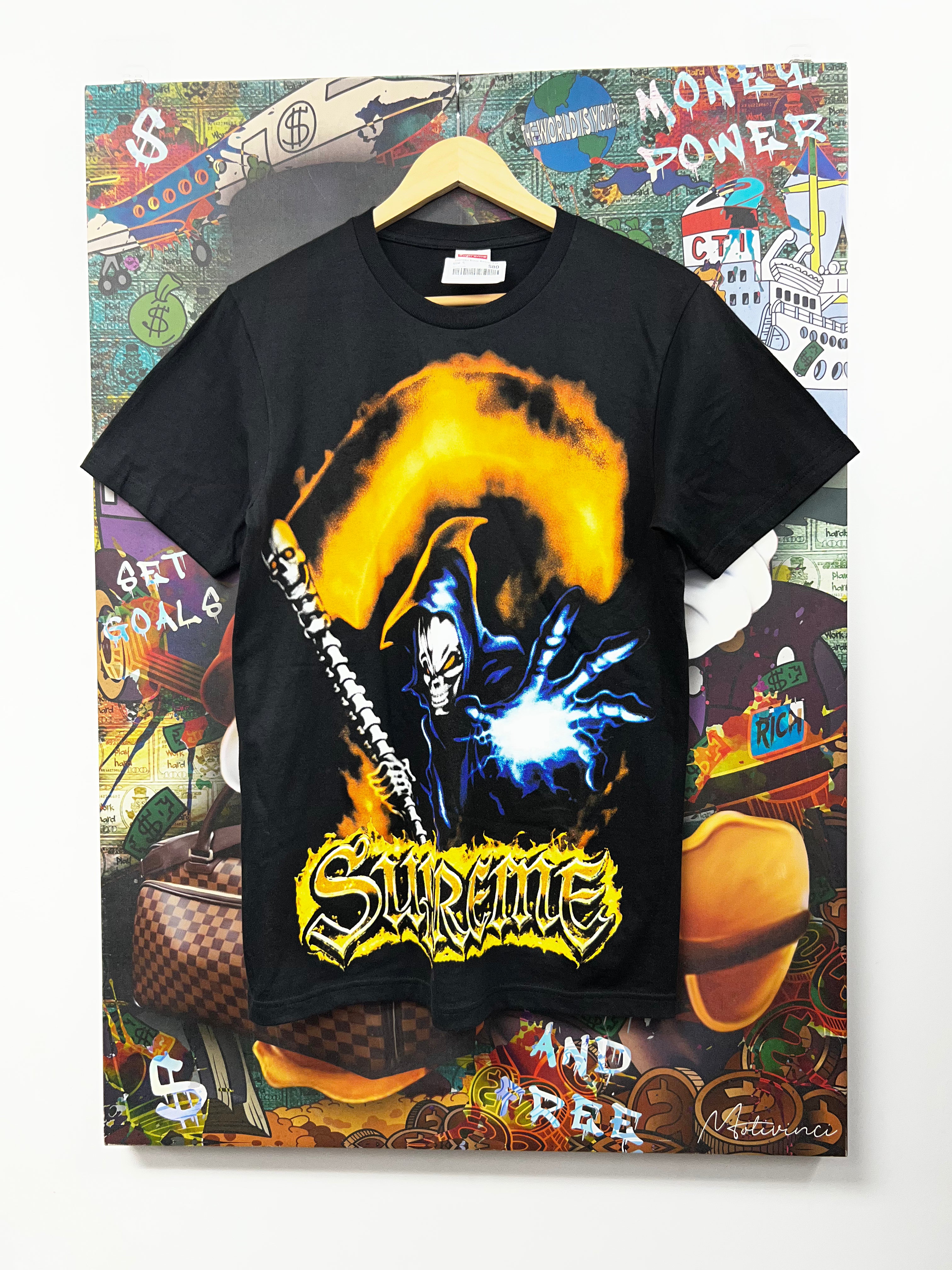 Supreme Black Reaper Tee