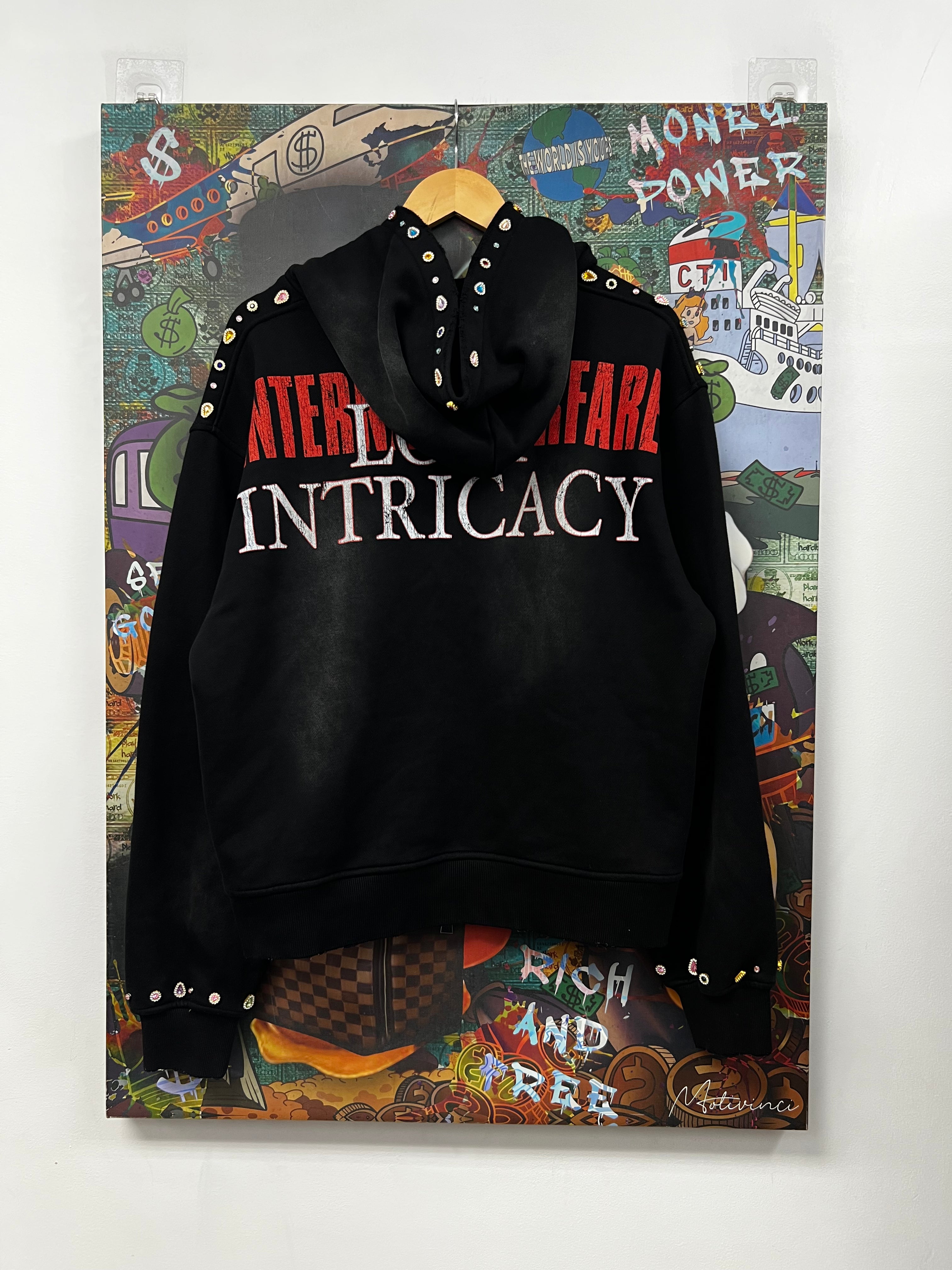 Lost Intricacy Black Paper Magazine Zip Up
