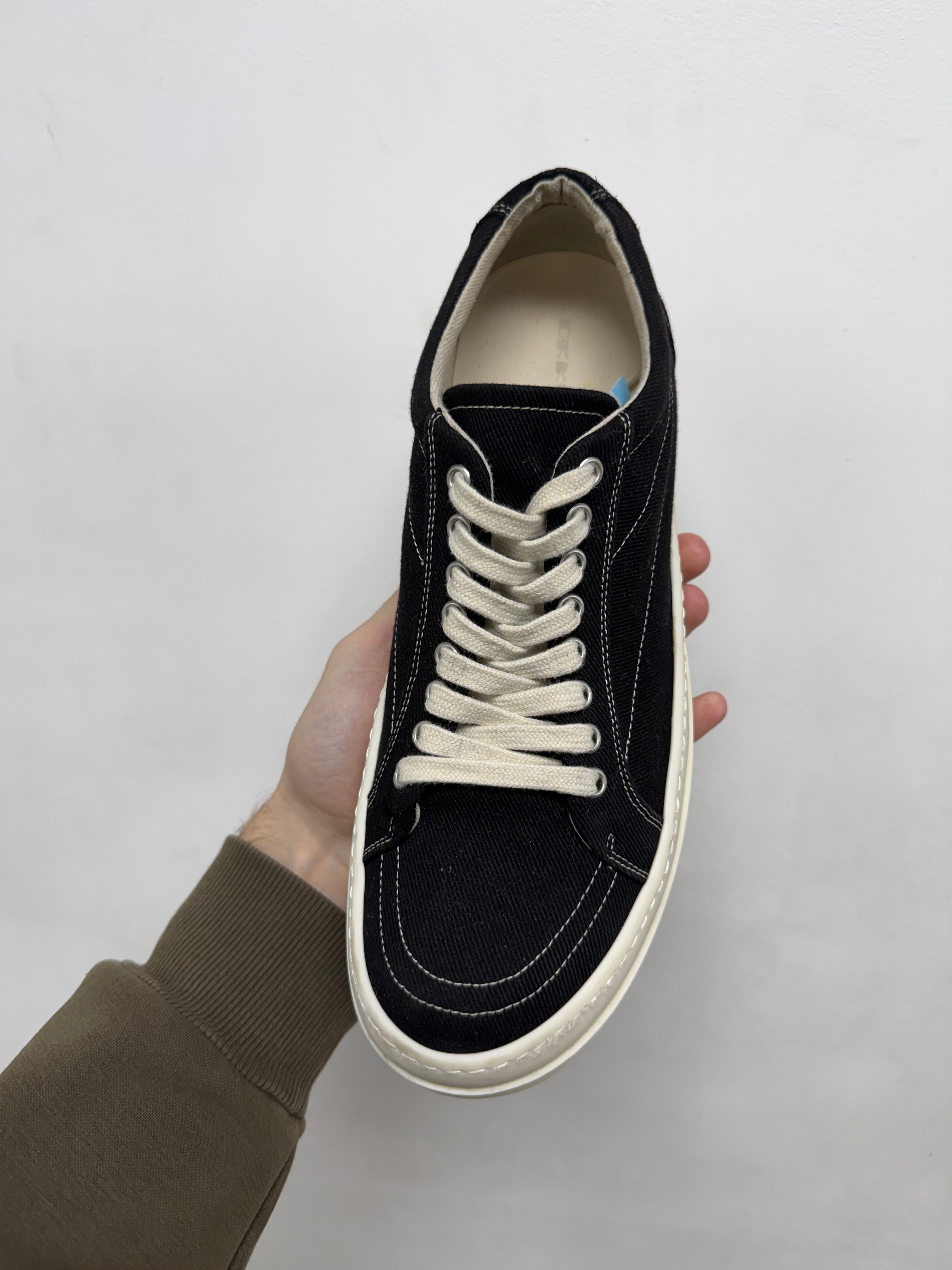 Rick Owens Black Vintage Penta Low Sneakers