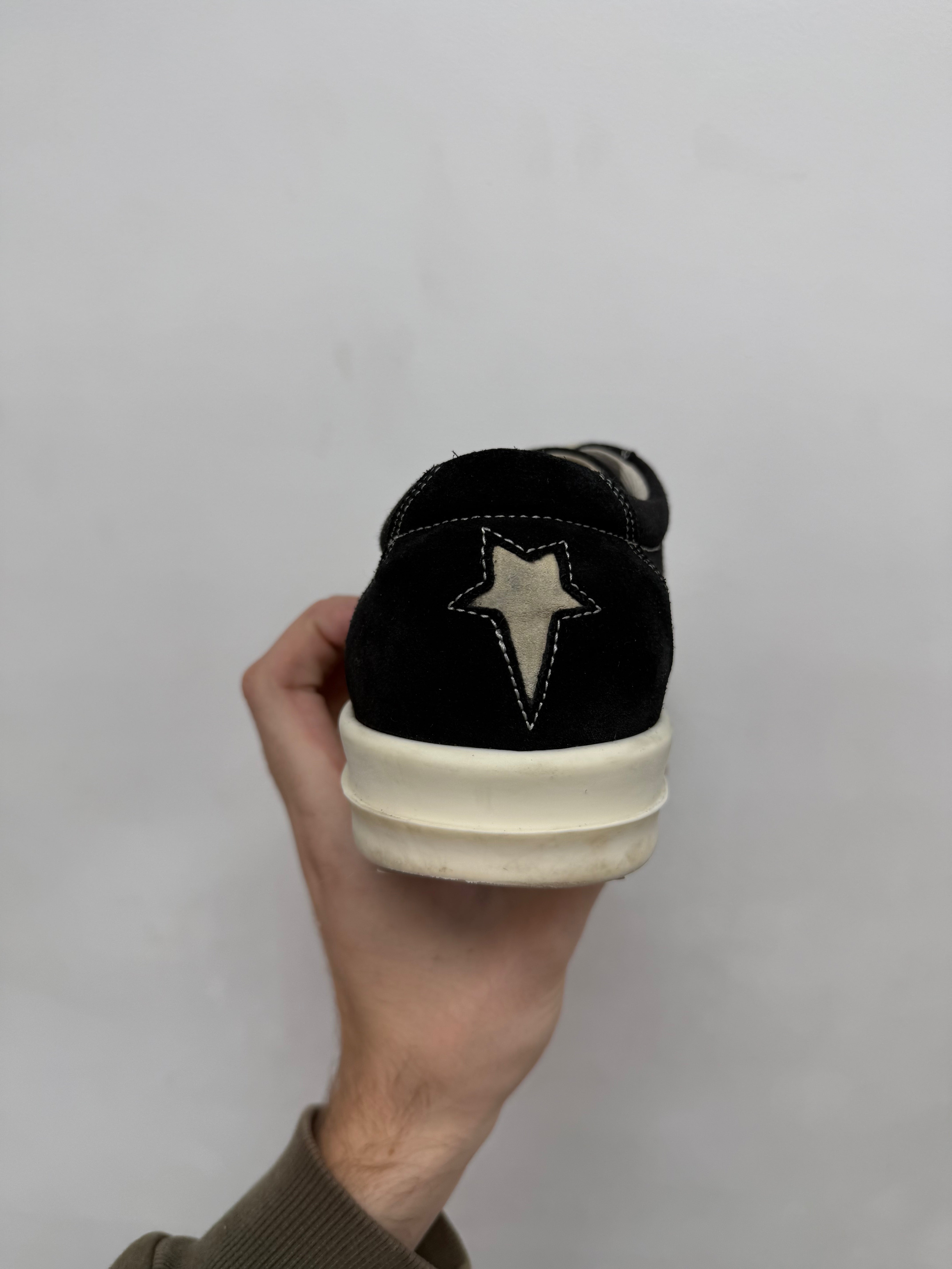 Rick Owens Black Vintage Penta Low Sneakers