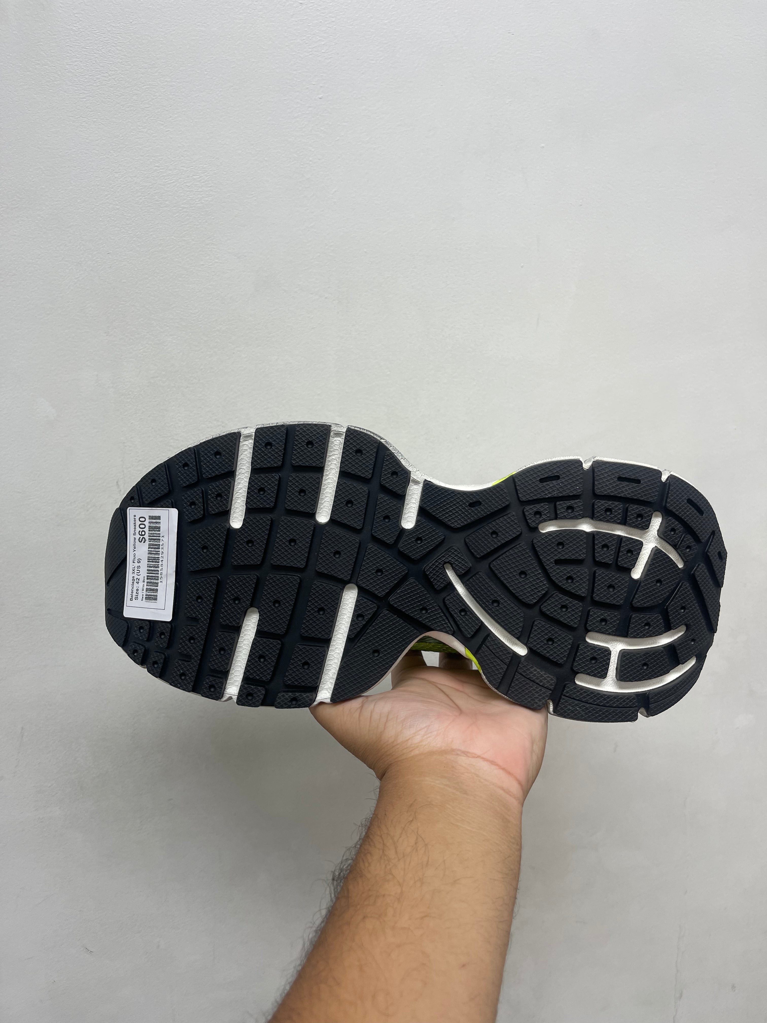 Balenciaga 3XL' Fluo Yellow Sneakers