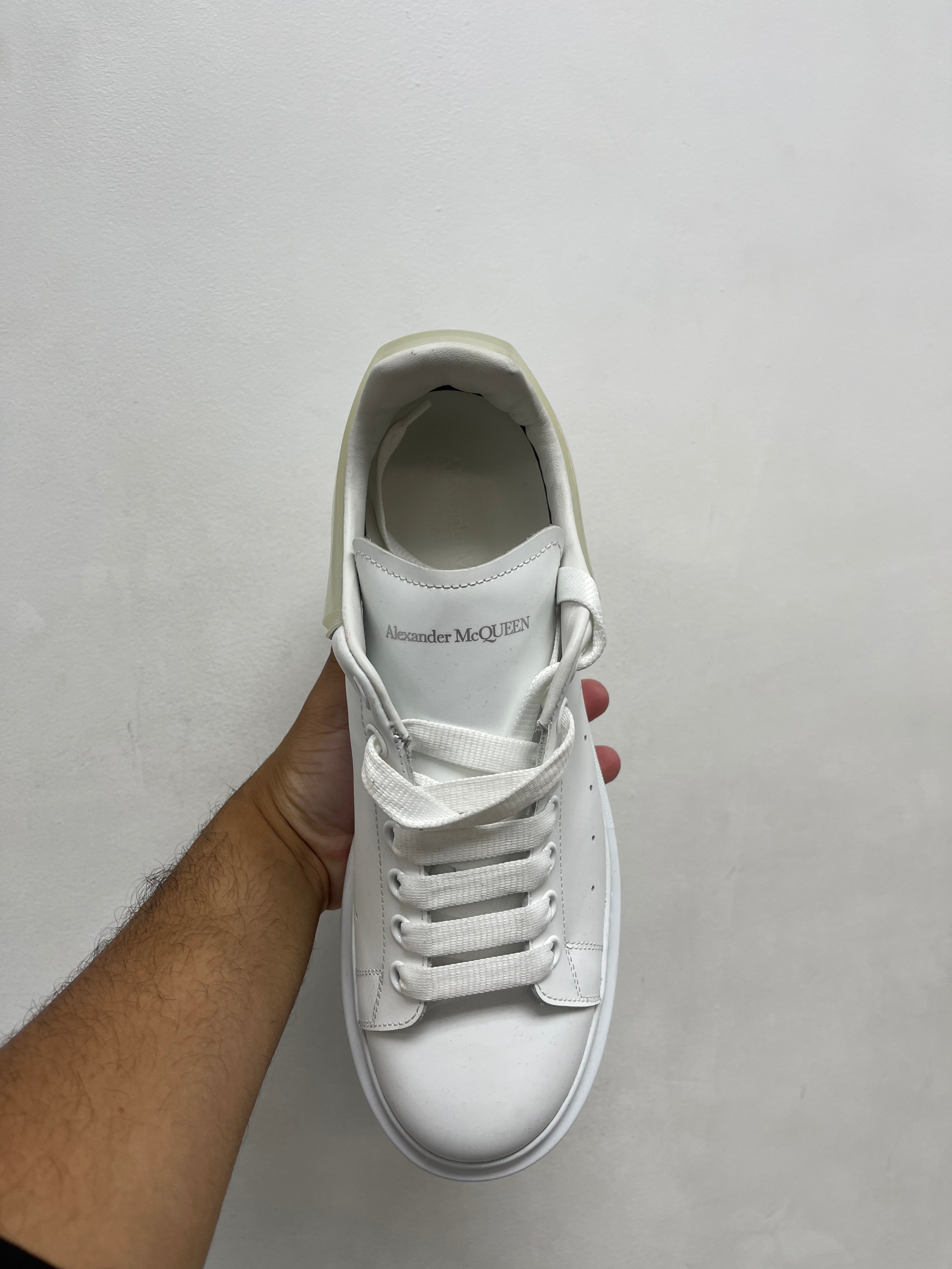 Alexander Mcqueen White Oversized Sneakers