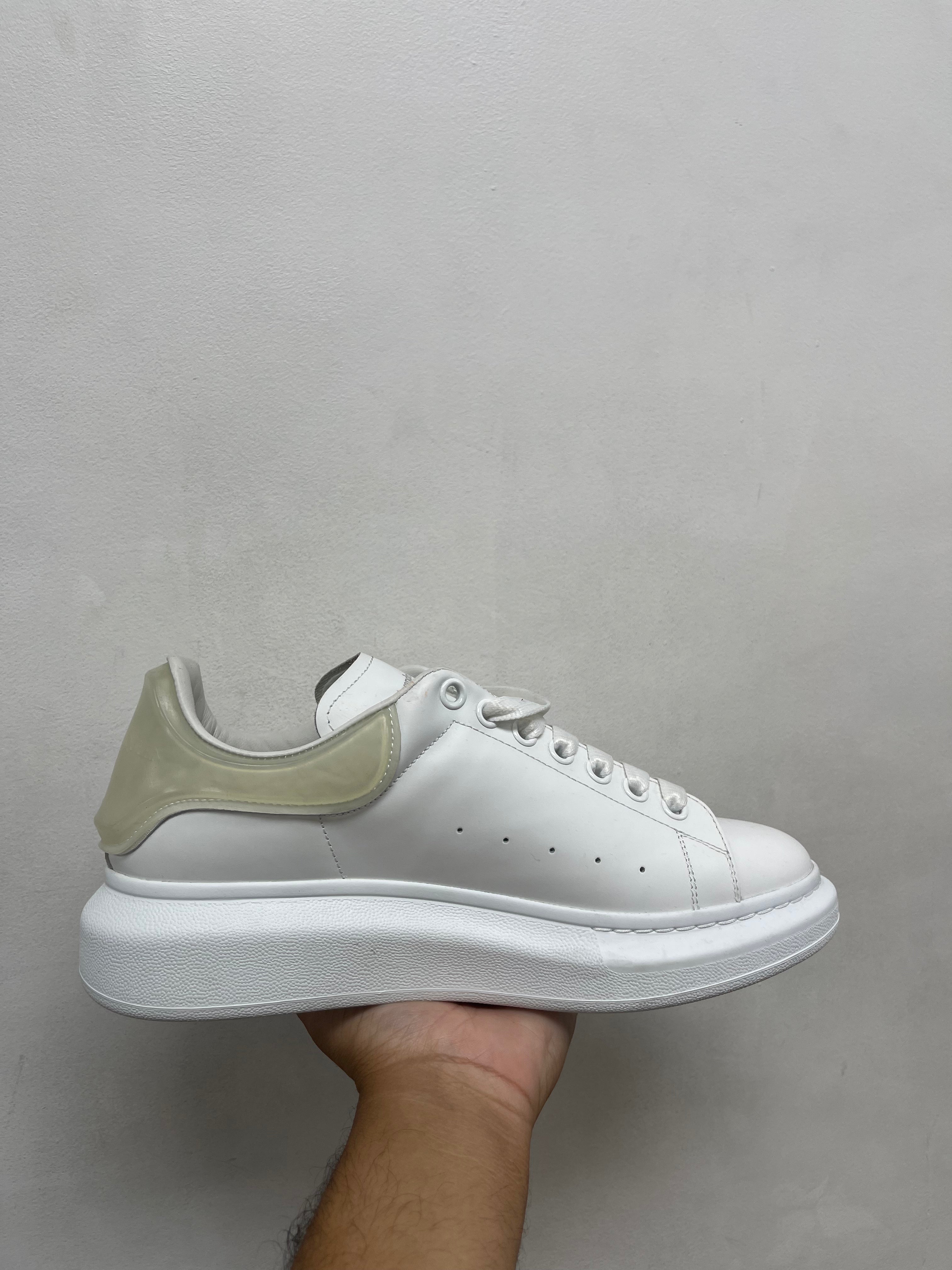 Alexander Mcqueen White Oversized Sneakers