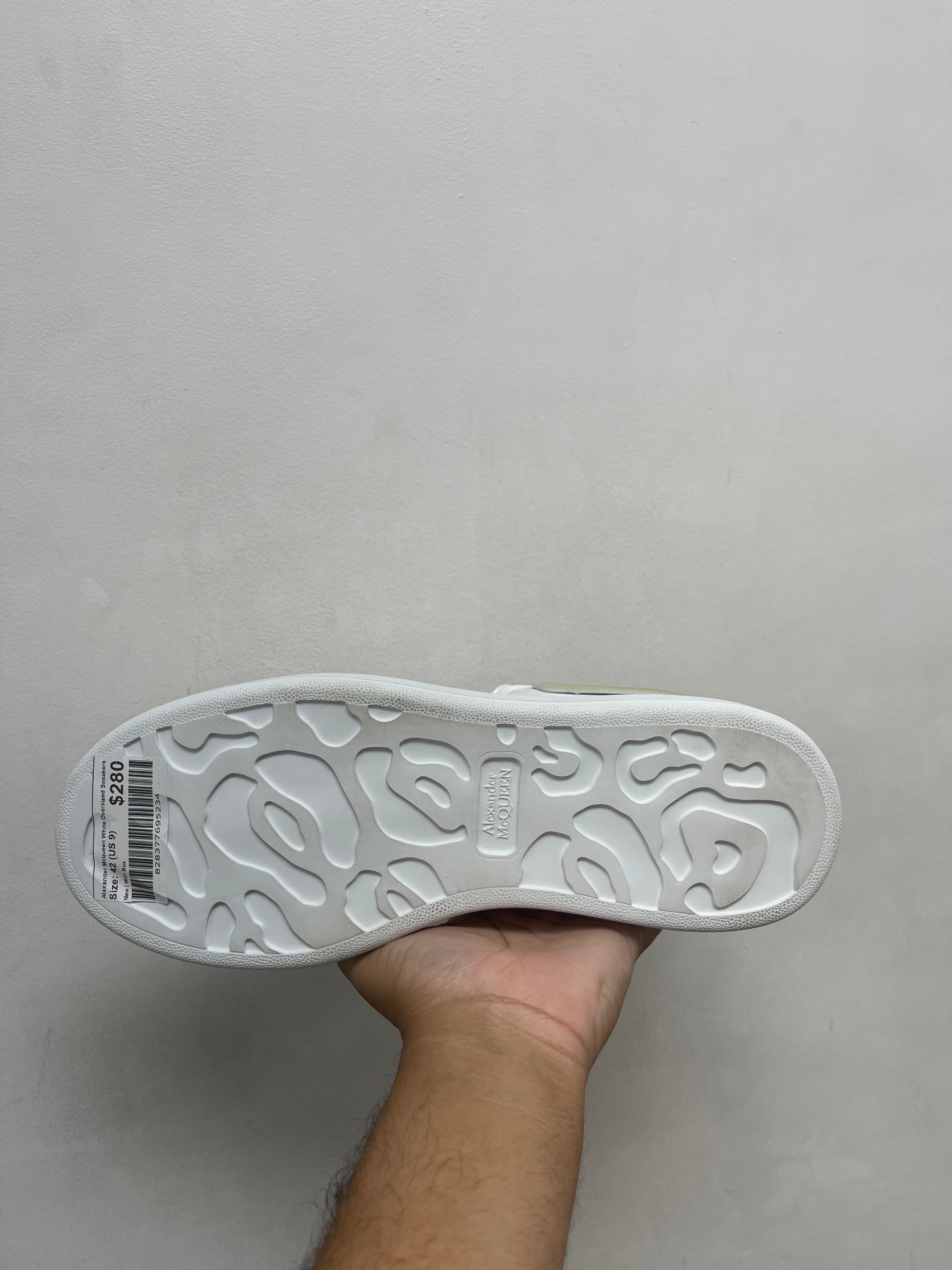 Alexander Mcqueen White Oversized Sneakers