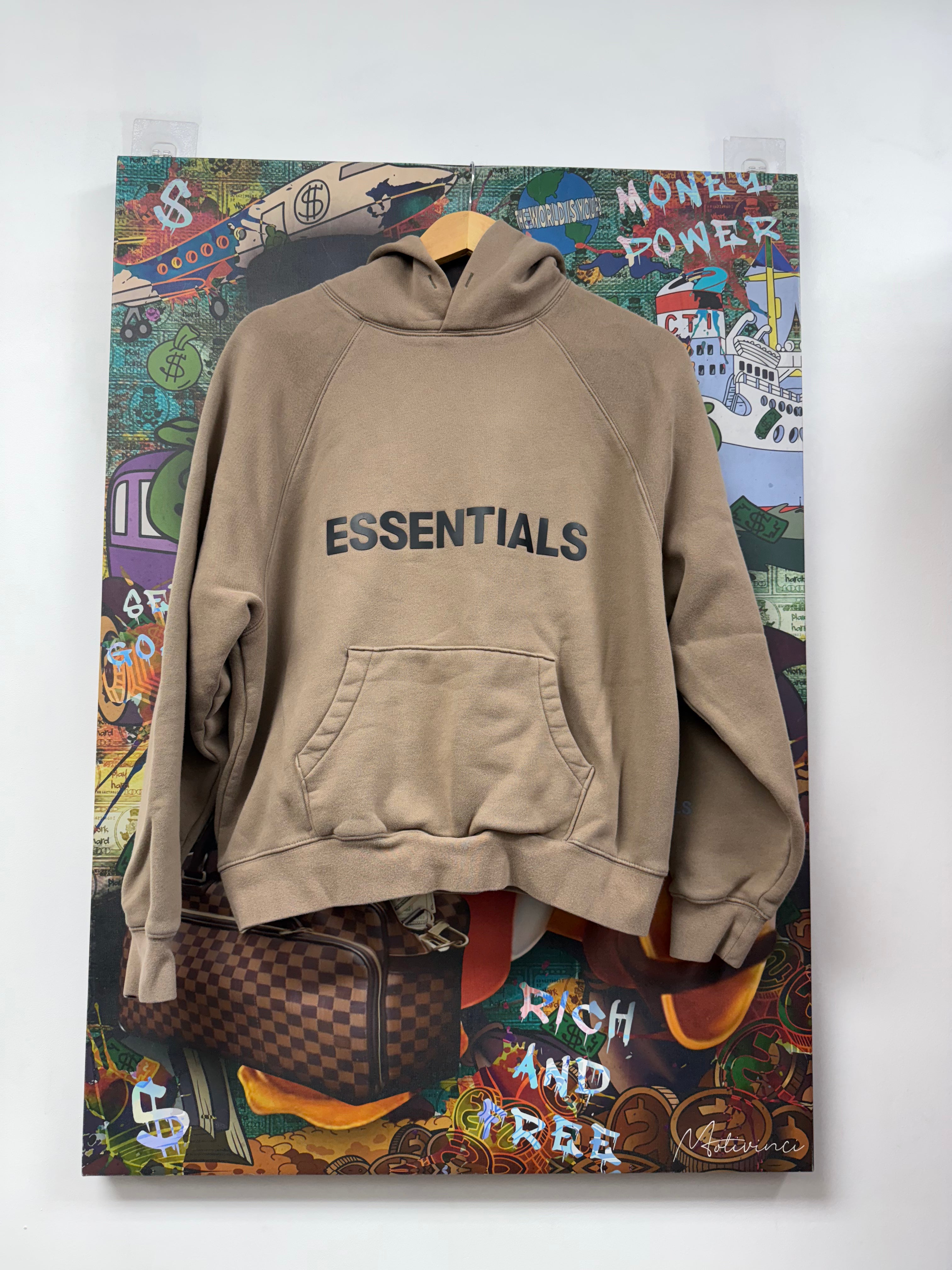 Essentials Brown Classic Hoodie