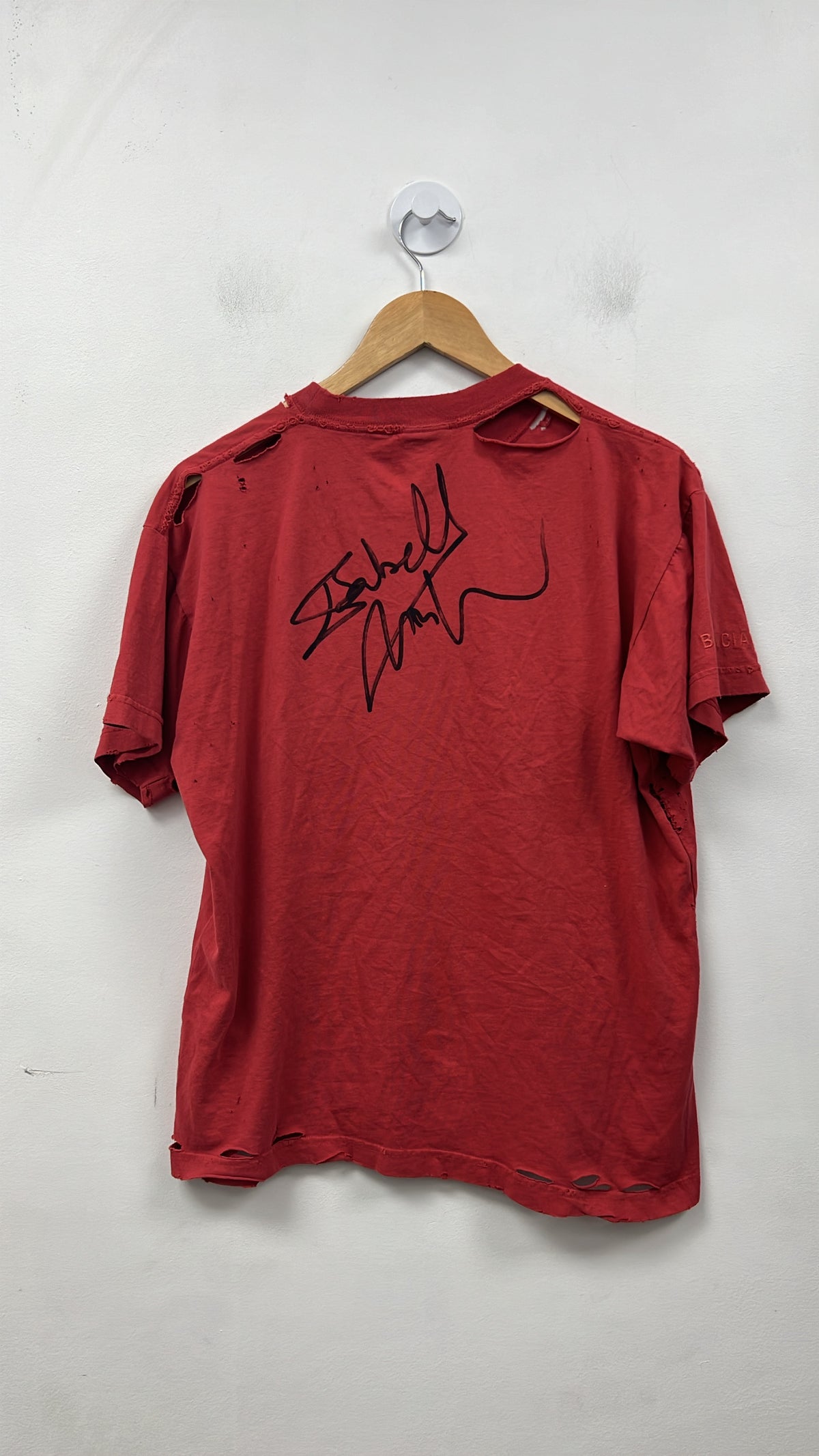 Balenciaga Isabelle Huppet Graphic Red Tee