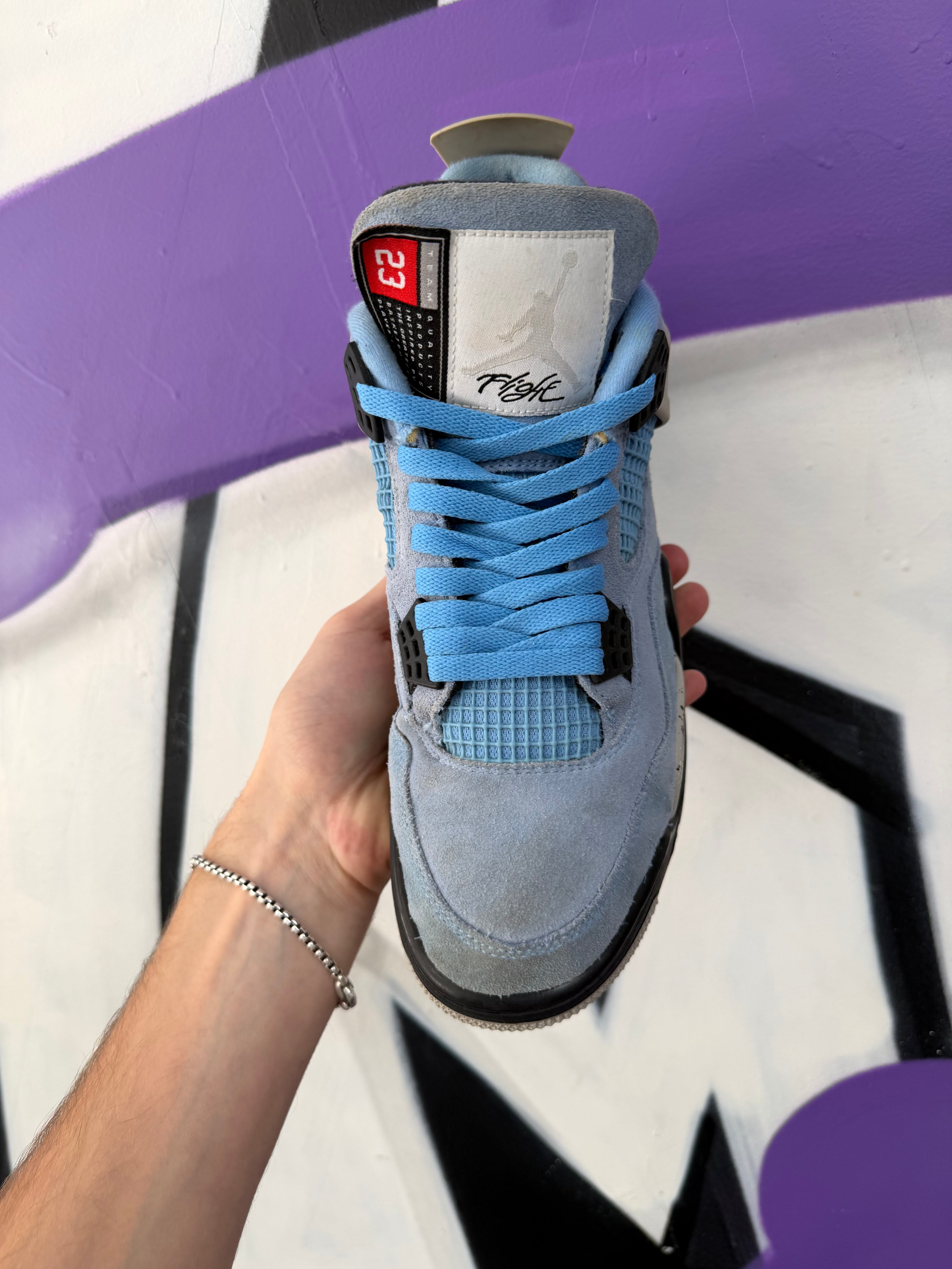 Jordan 4 University Blue Sneakers