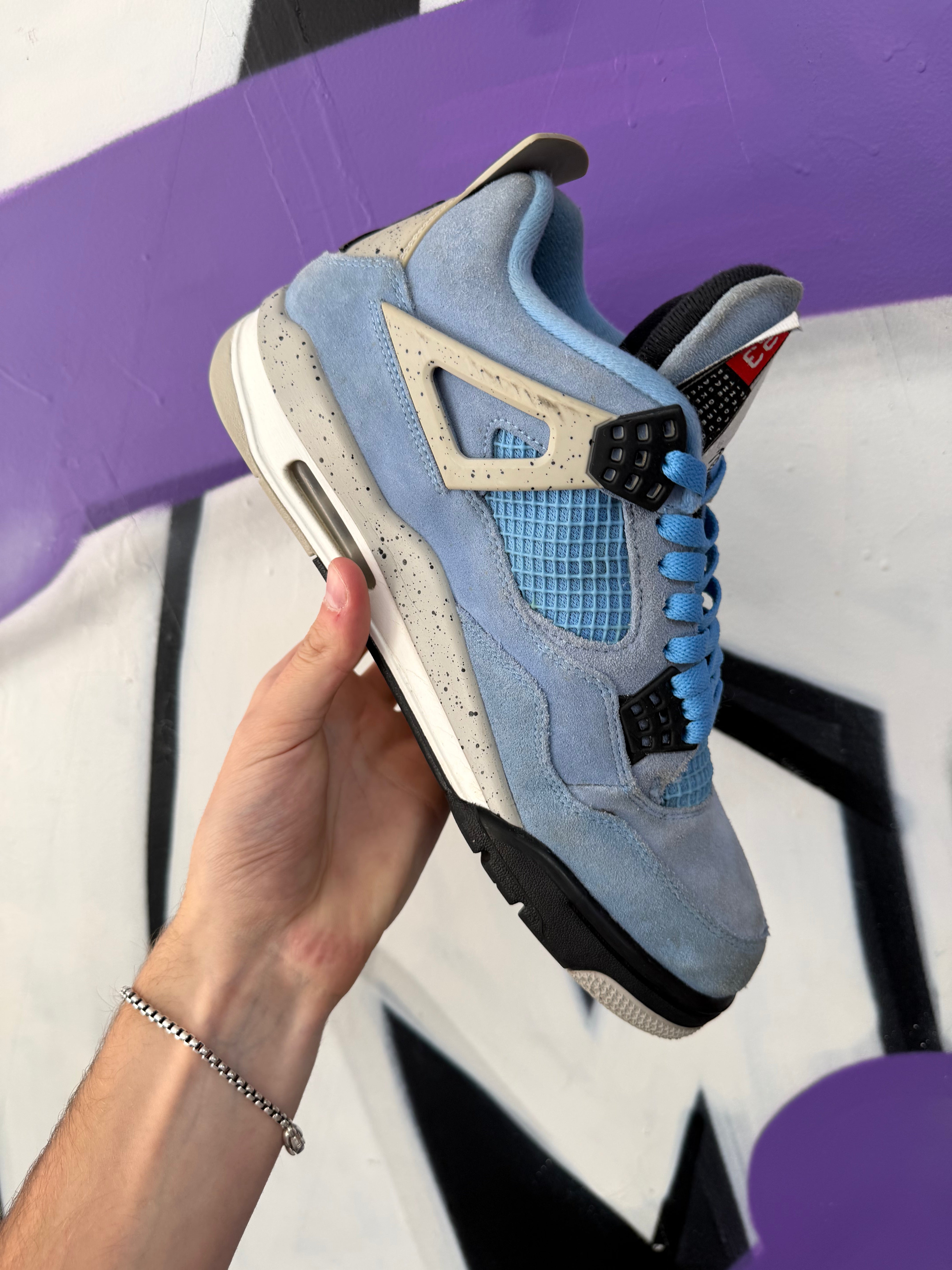 Jordan 4 University Blue Sneakers