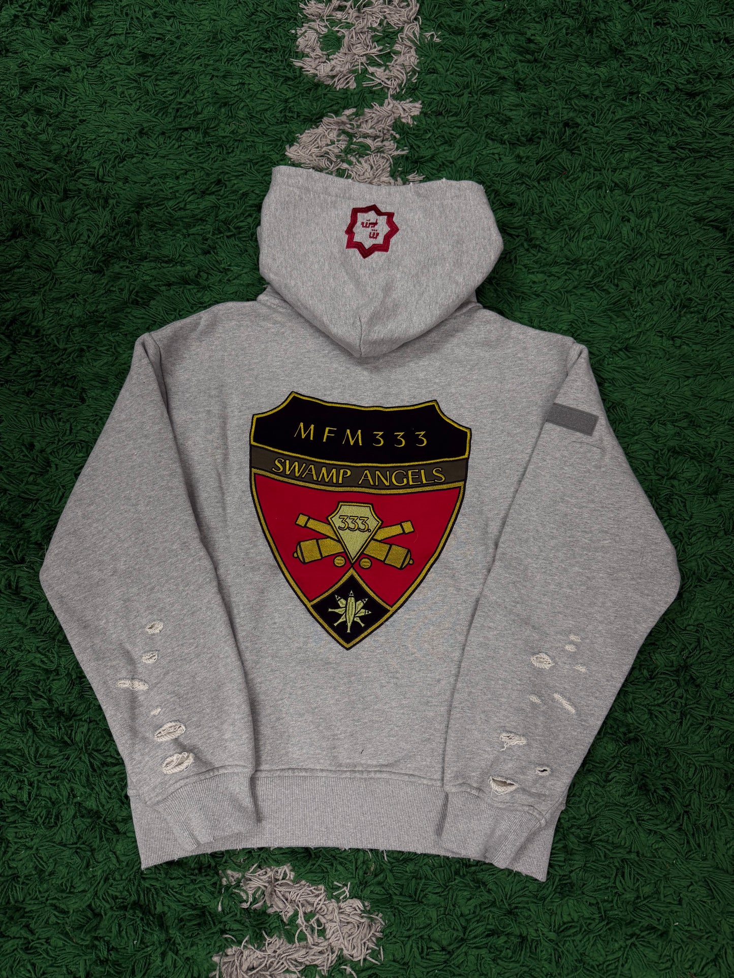 Murd333r.FM Special Ops Zip Up Grey (S-XL) New