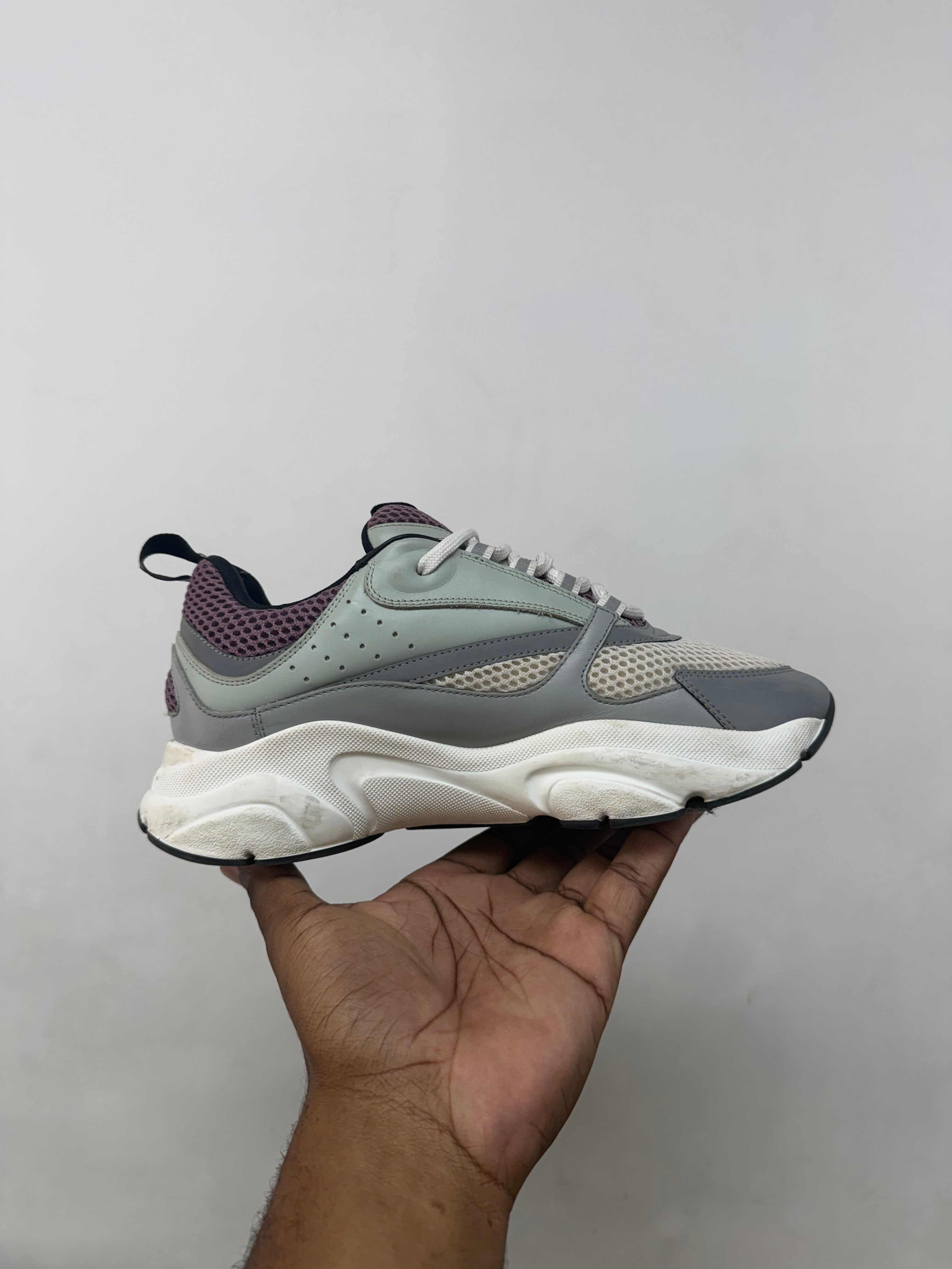 Dior B22 Teal Violet Sneakers