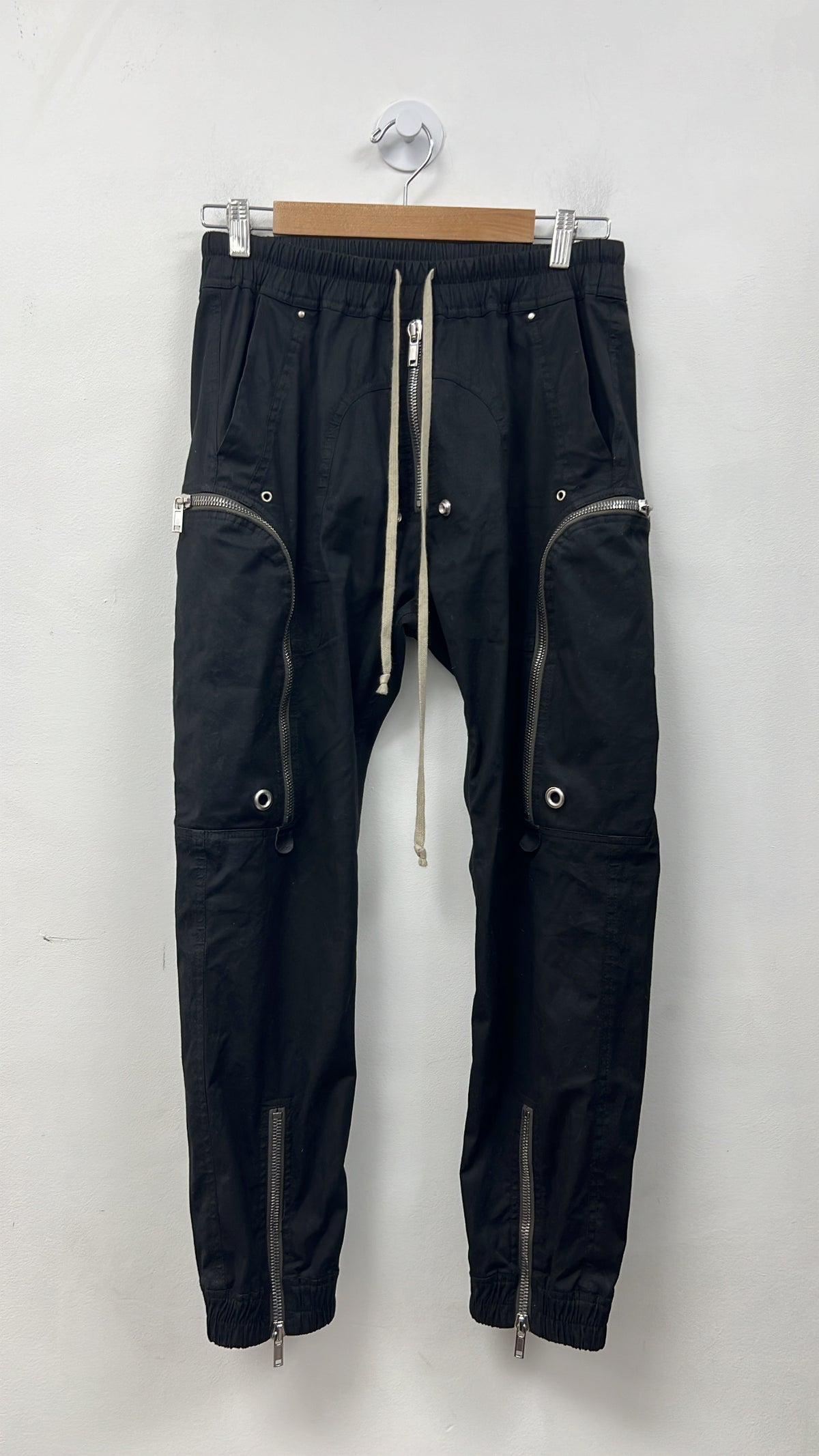 Rick Owens Black Bauhaus (48) Cargo Pants