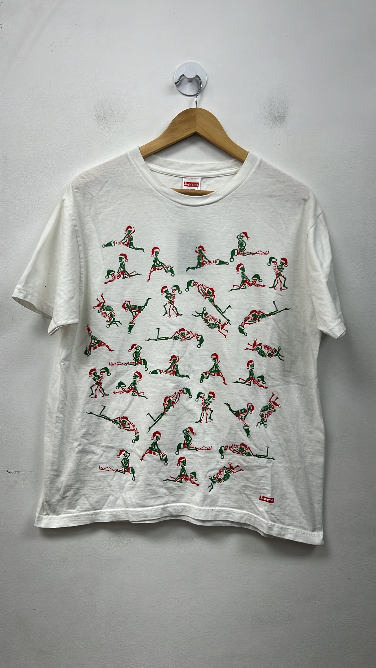 Supreme White Freaky Christmas Tee