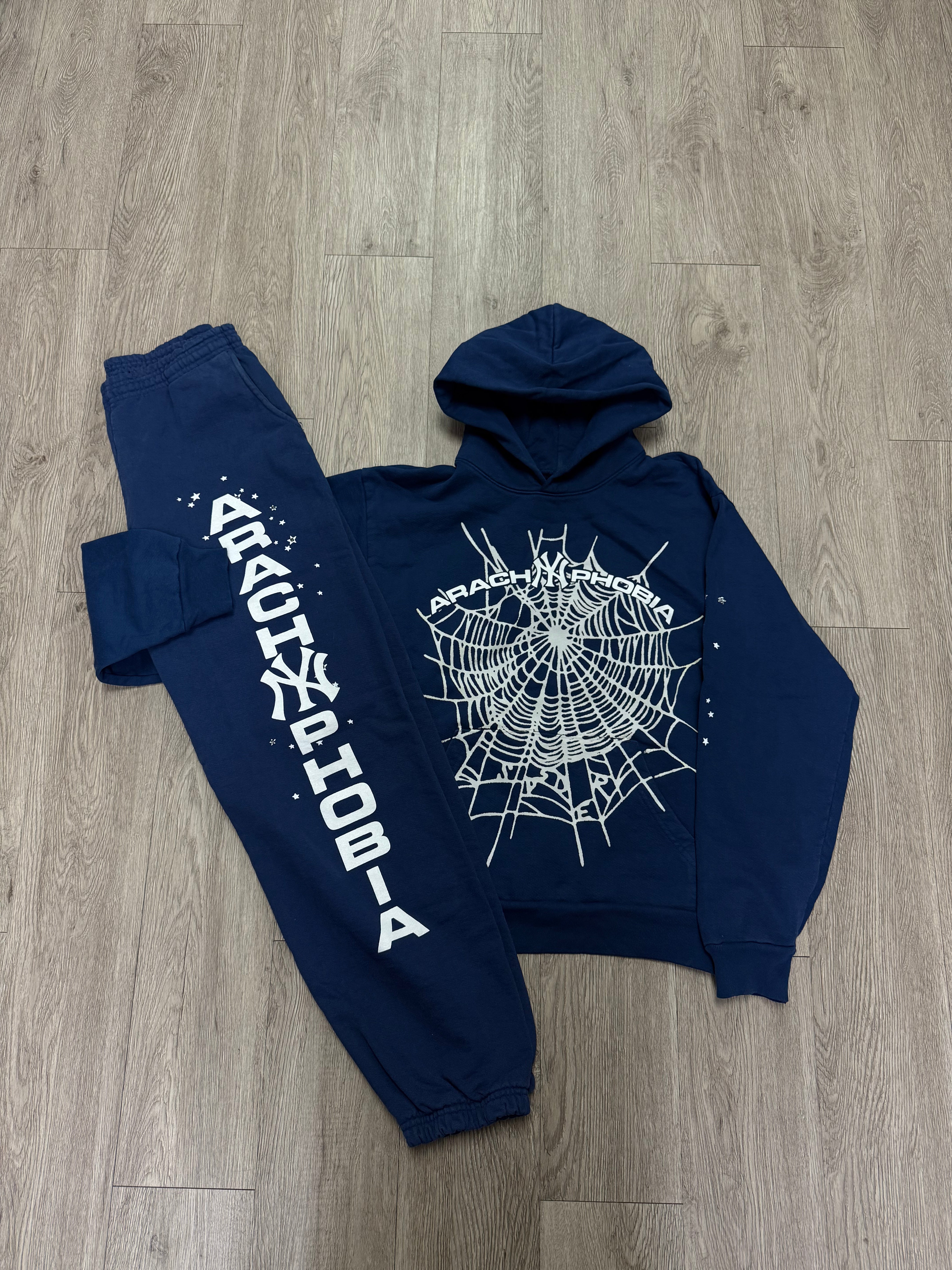 Sp5der Navy ArachNYPhobia Sweatsuit