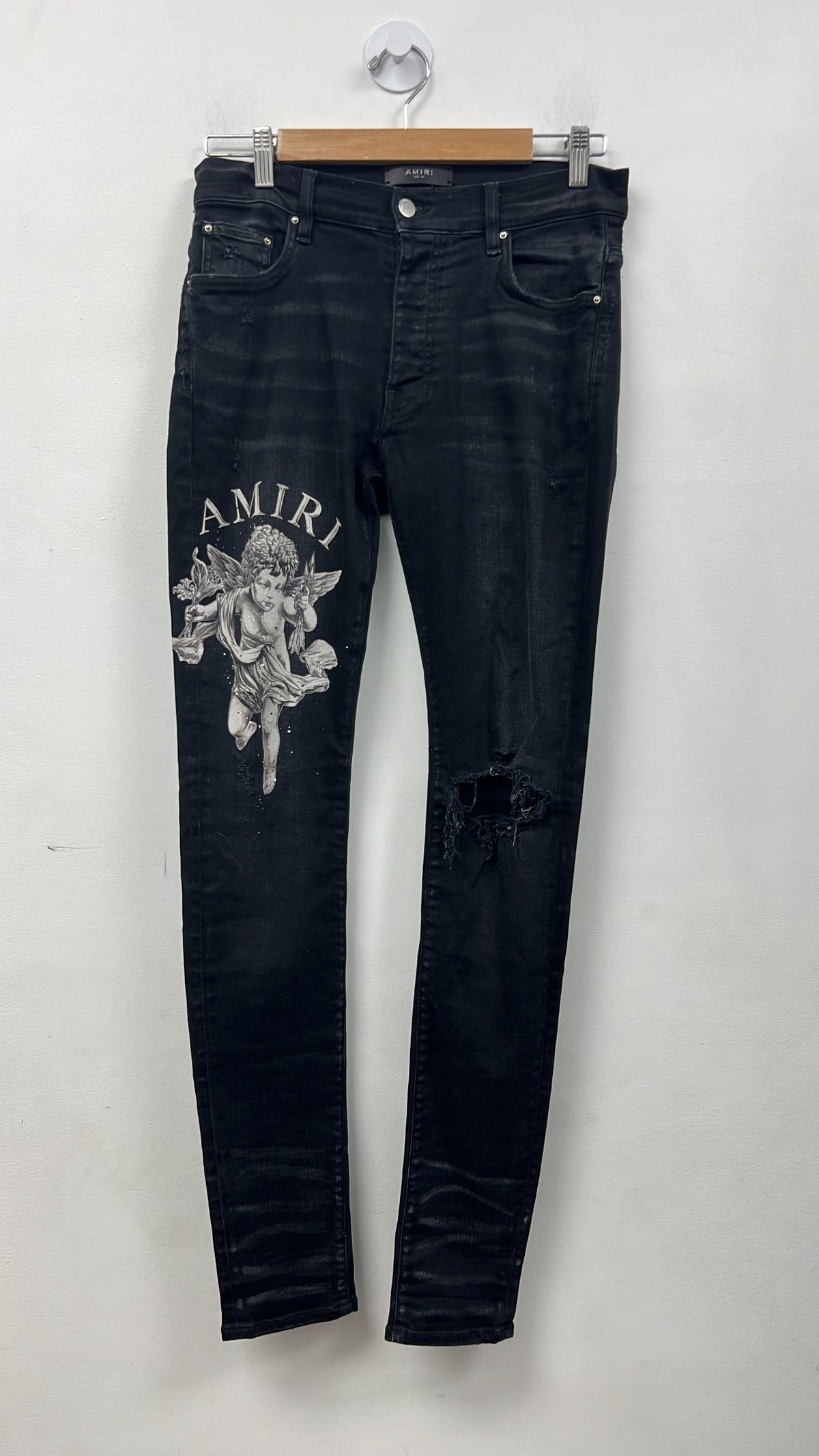 Amiri Black Cherub Jeans