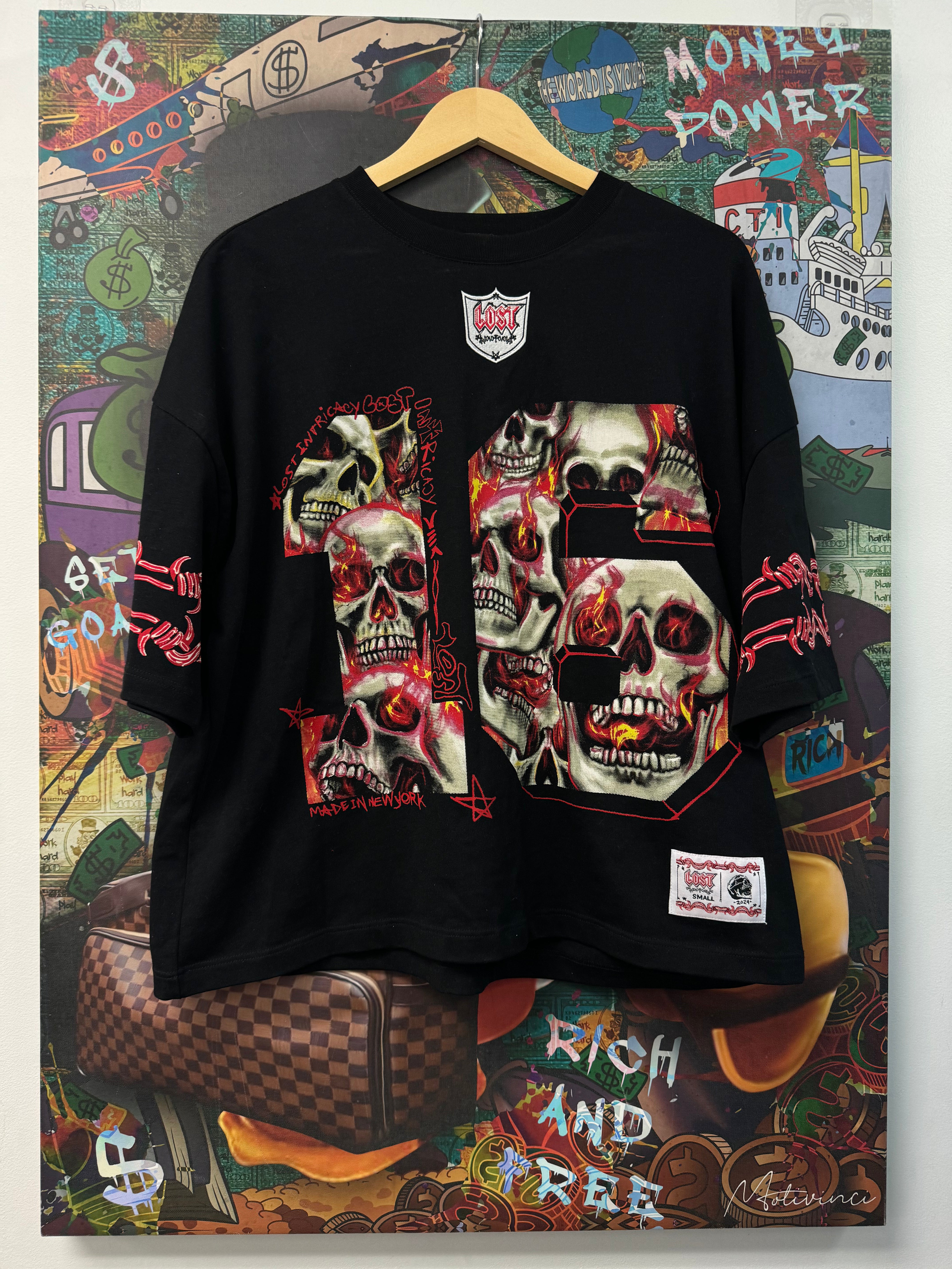 Lost Intricacy Football Jersey Tee