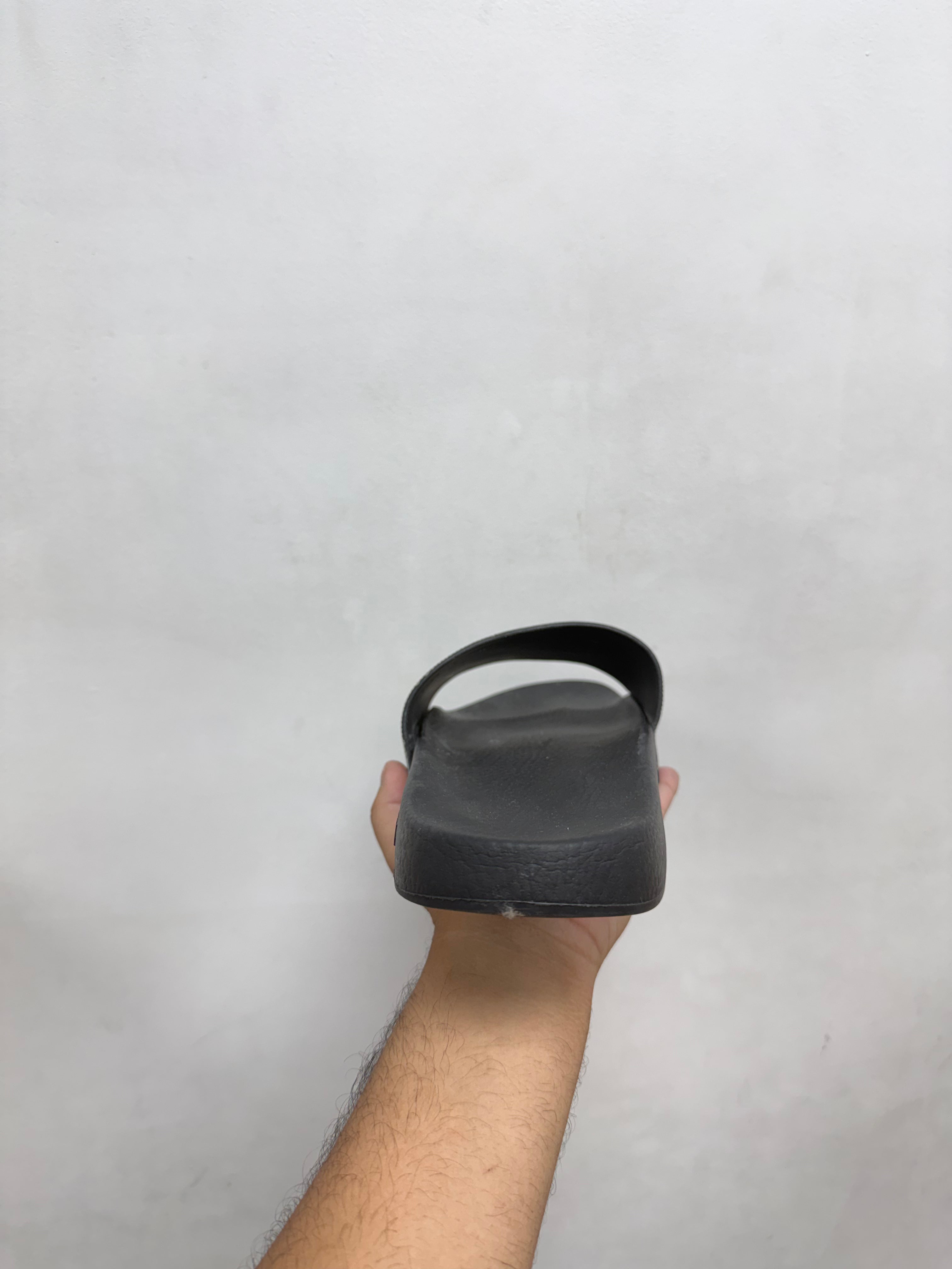 Gucci Black GG Monogram Tiger Slides