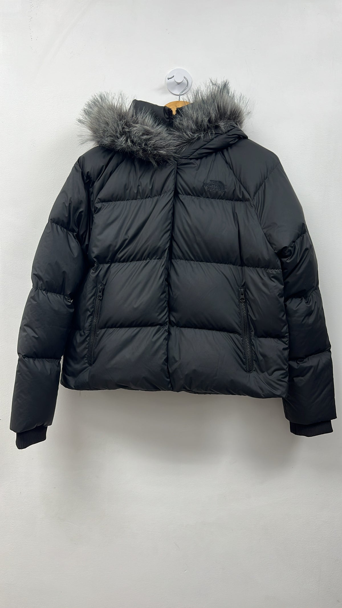 The North Face Black Fur 550 Nuptuse Women's Jacket
