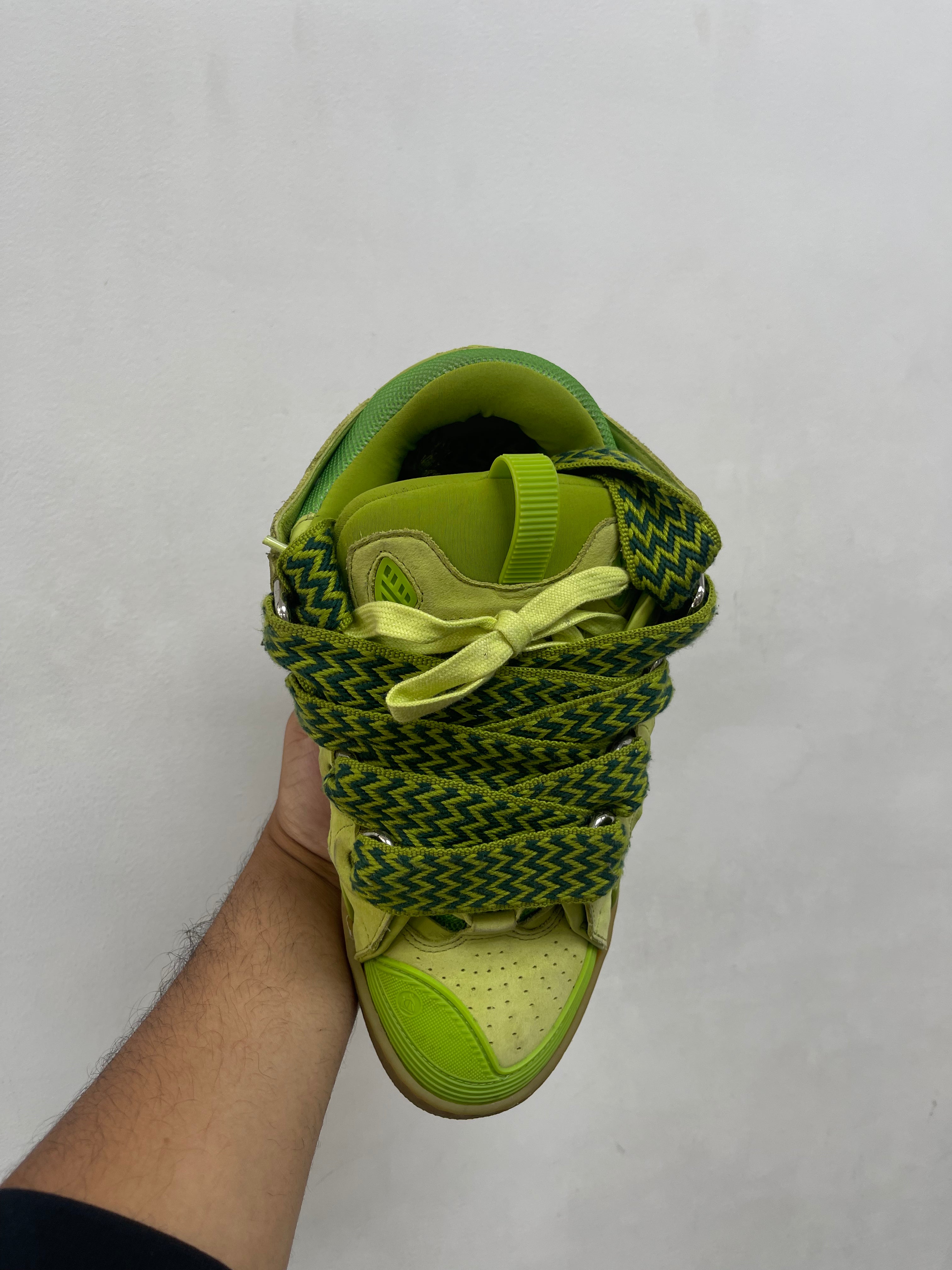 Lanvin Curb Lime Curb Sneakers
