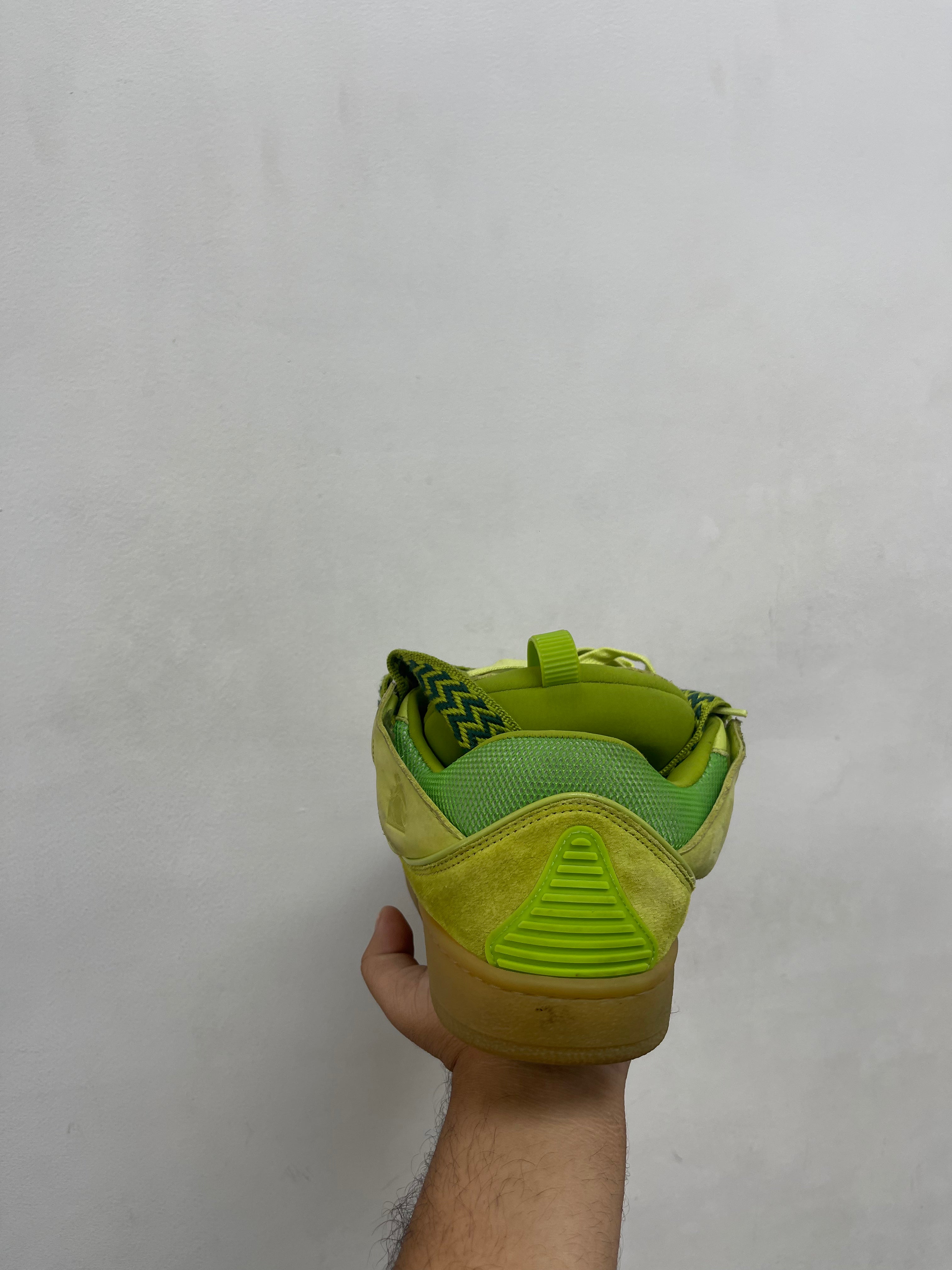 Lanvin Curb Lime Curb Sneakers