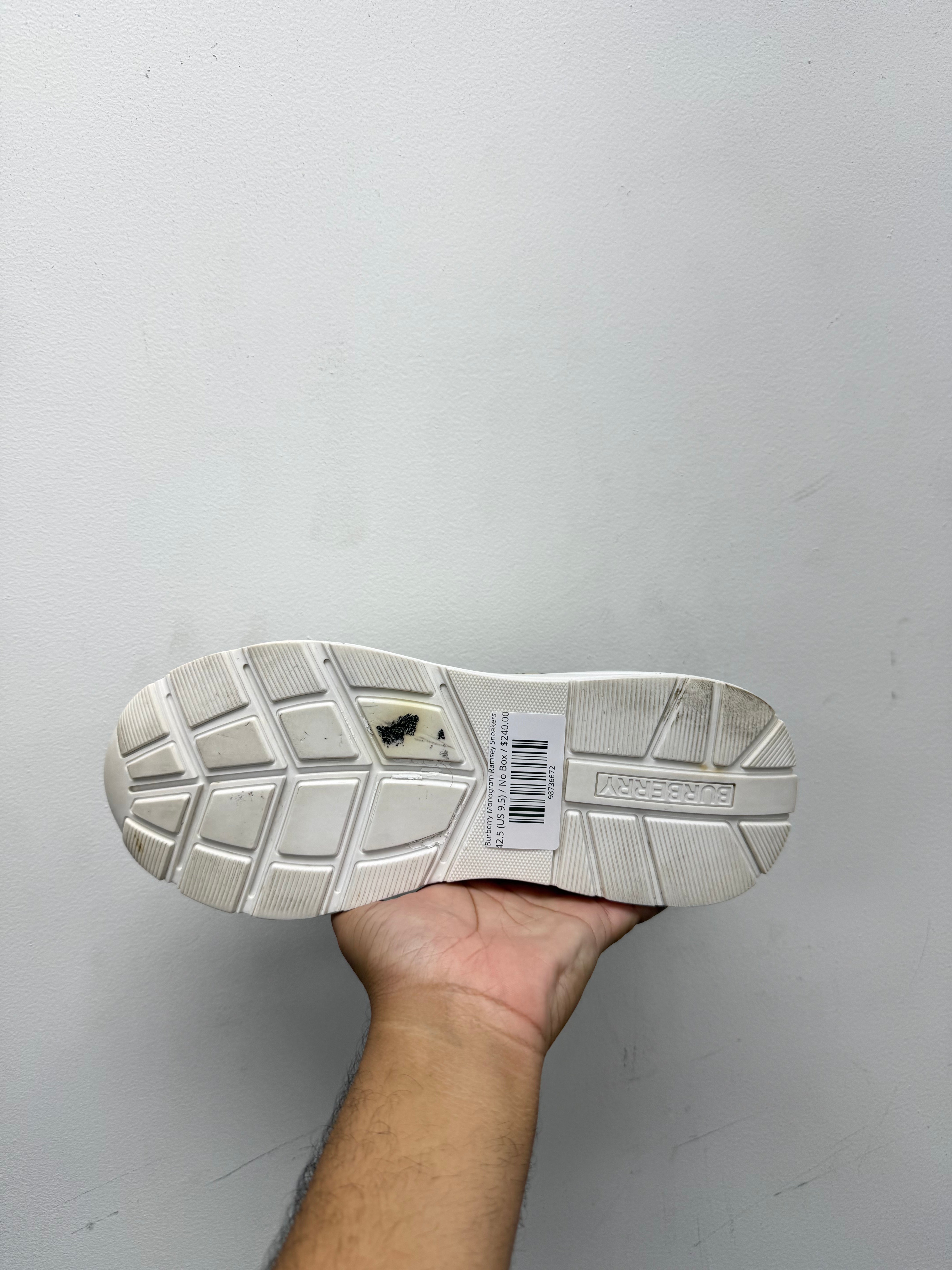 Burberry Monogram Ramsey Sneakers