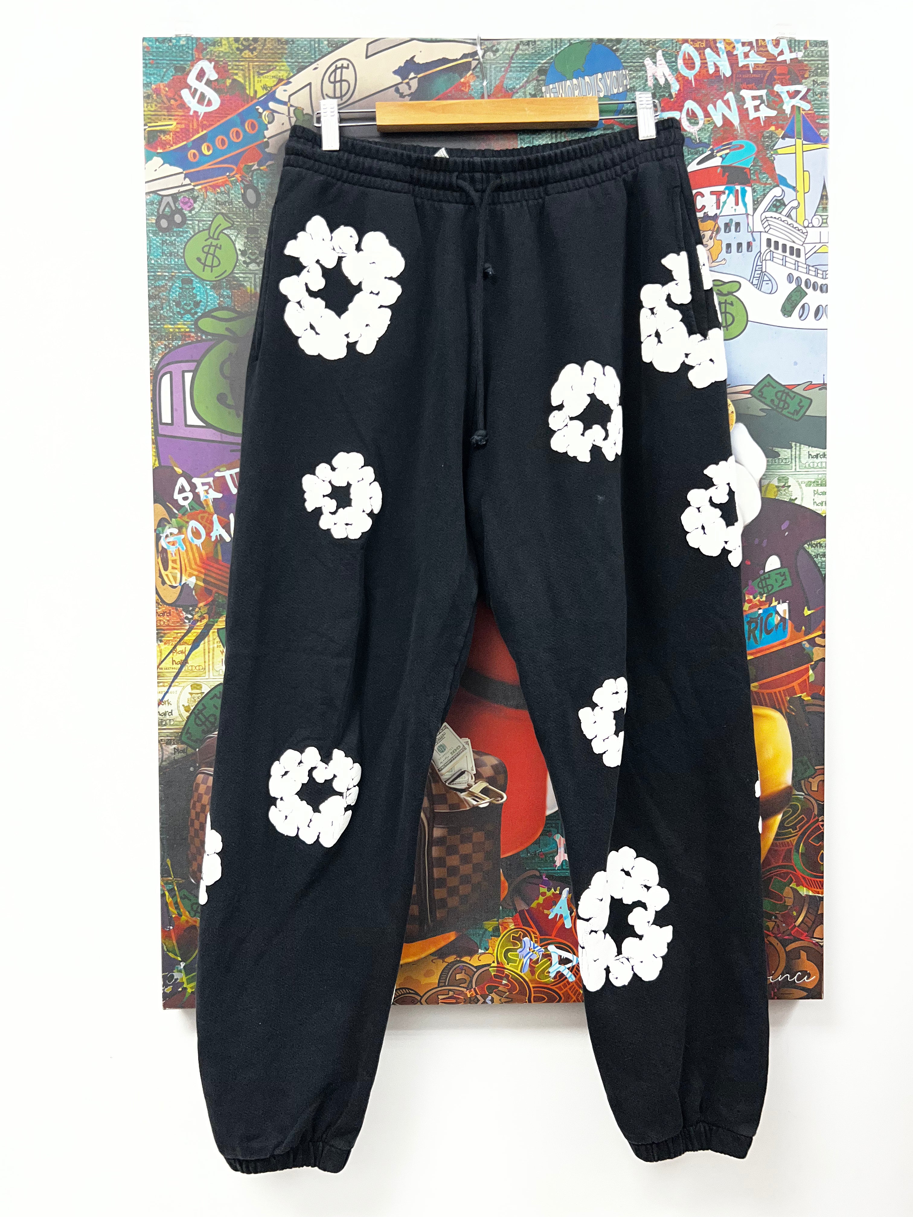 Denim Tears Black Wreath Sweats