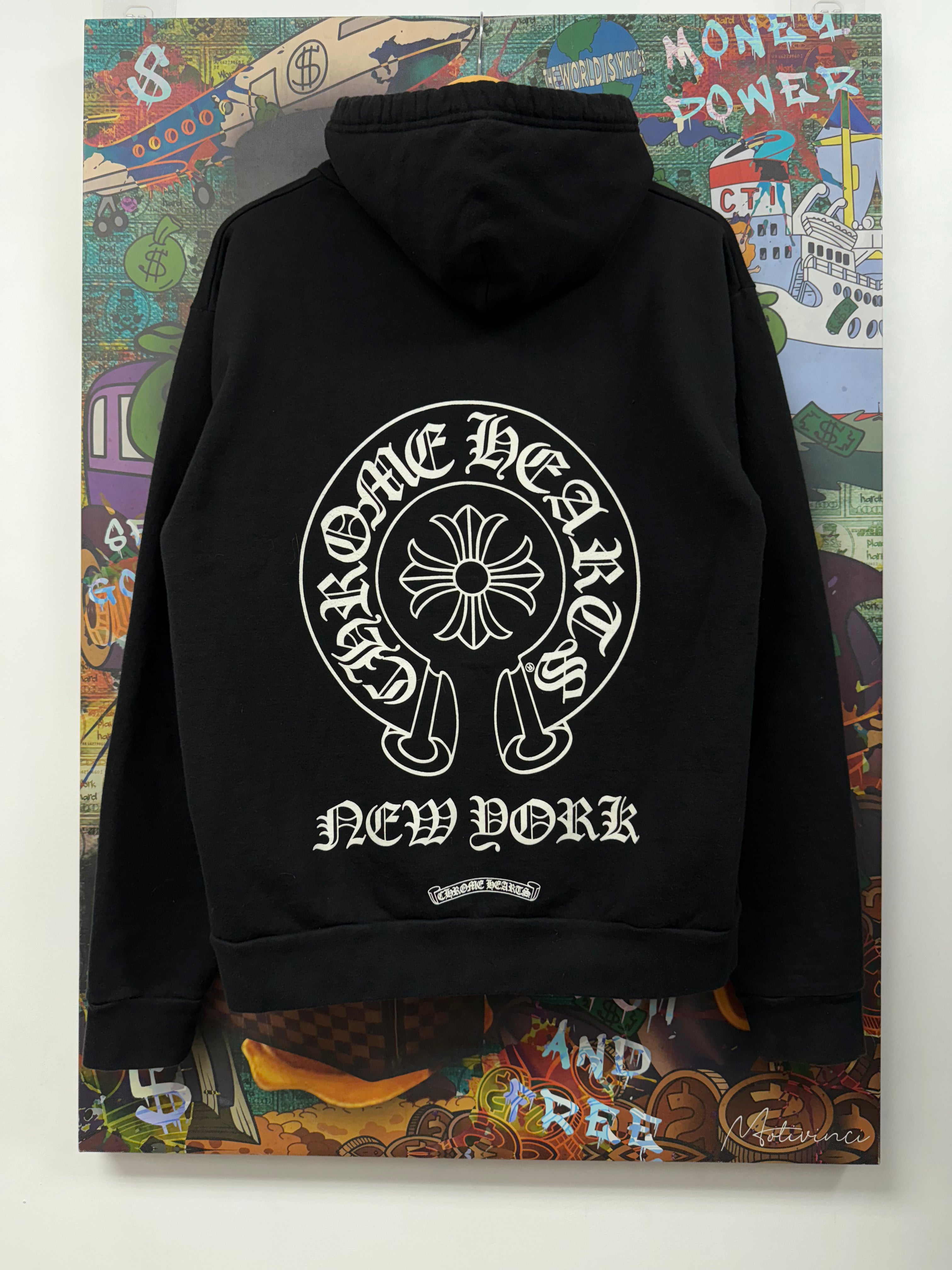 Chrome Hearts New York Horseshooe Pull Over Hoodie