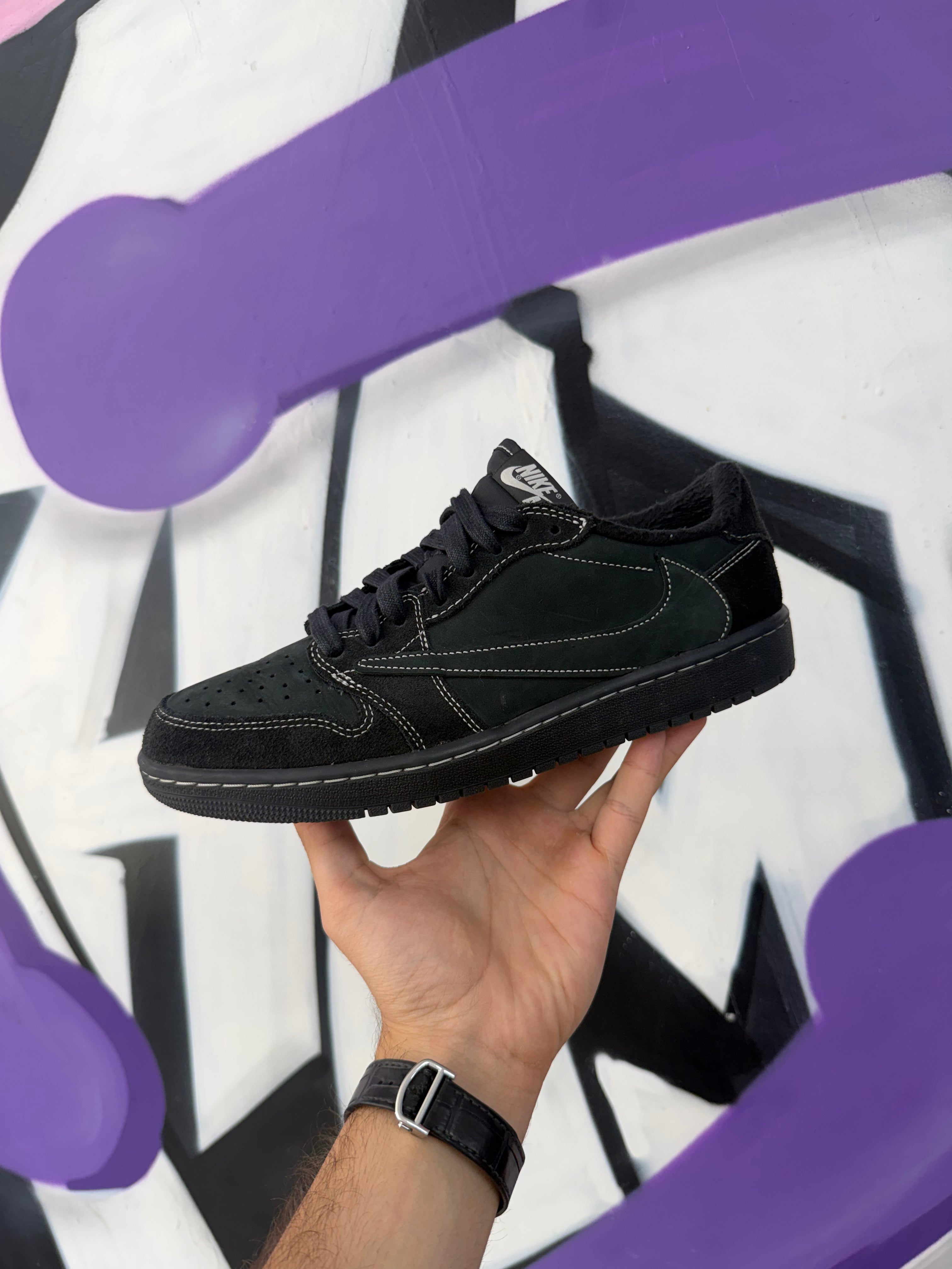 Jordan 1 Low Travis Scott Phantom Sneakers