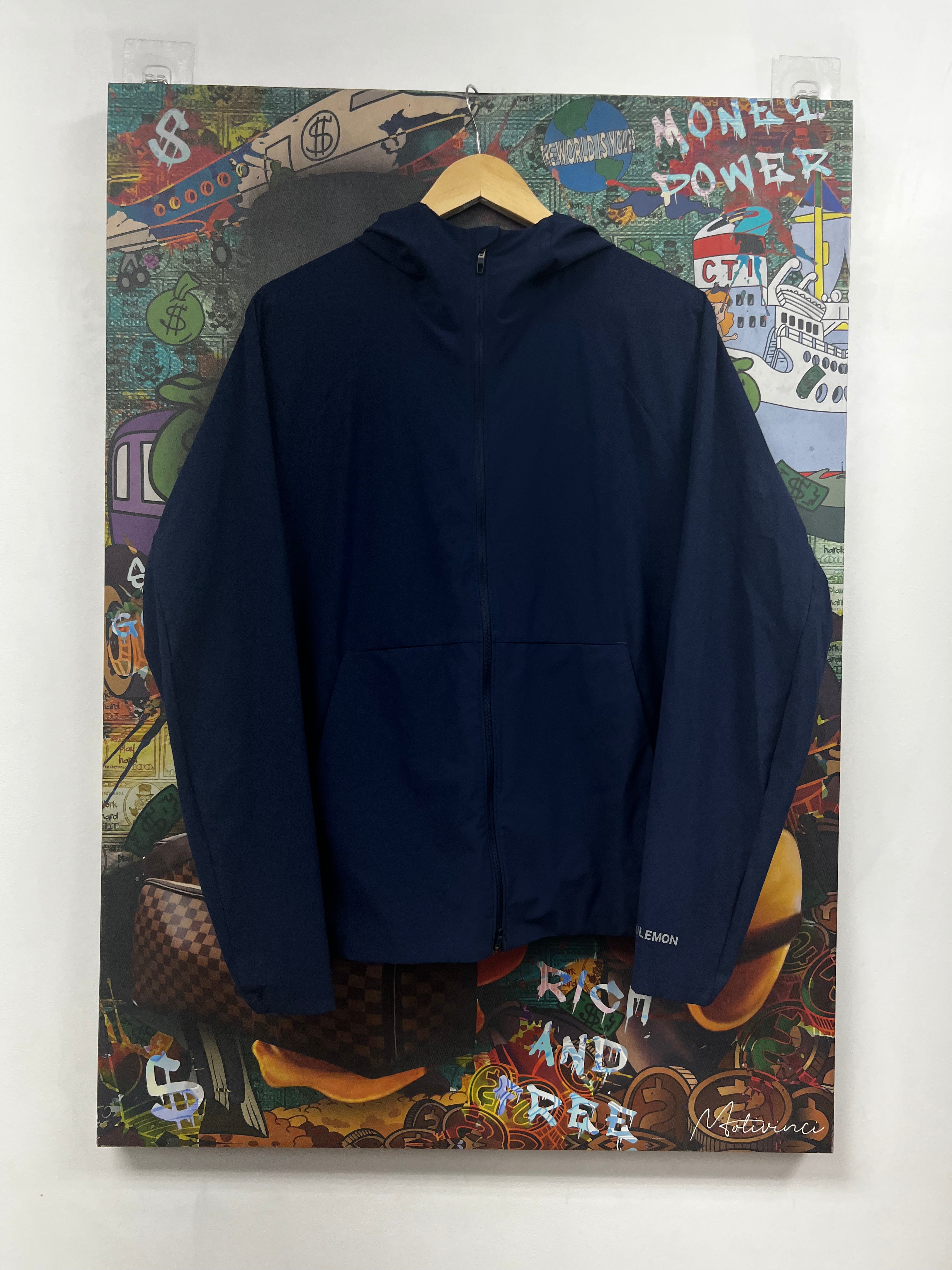 Lululemon Navy Pacebreaker Track Jacket