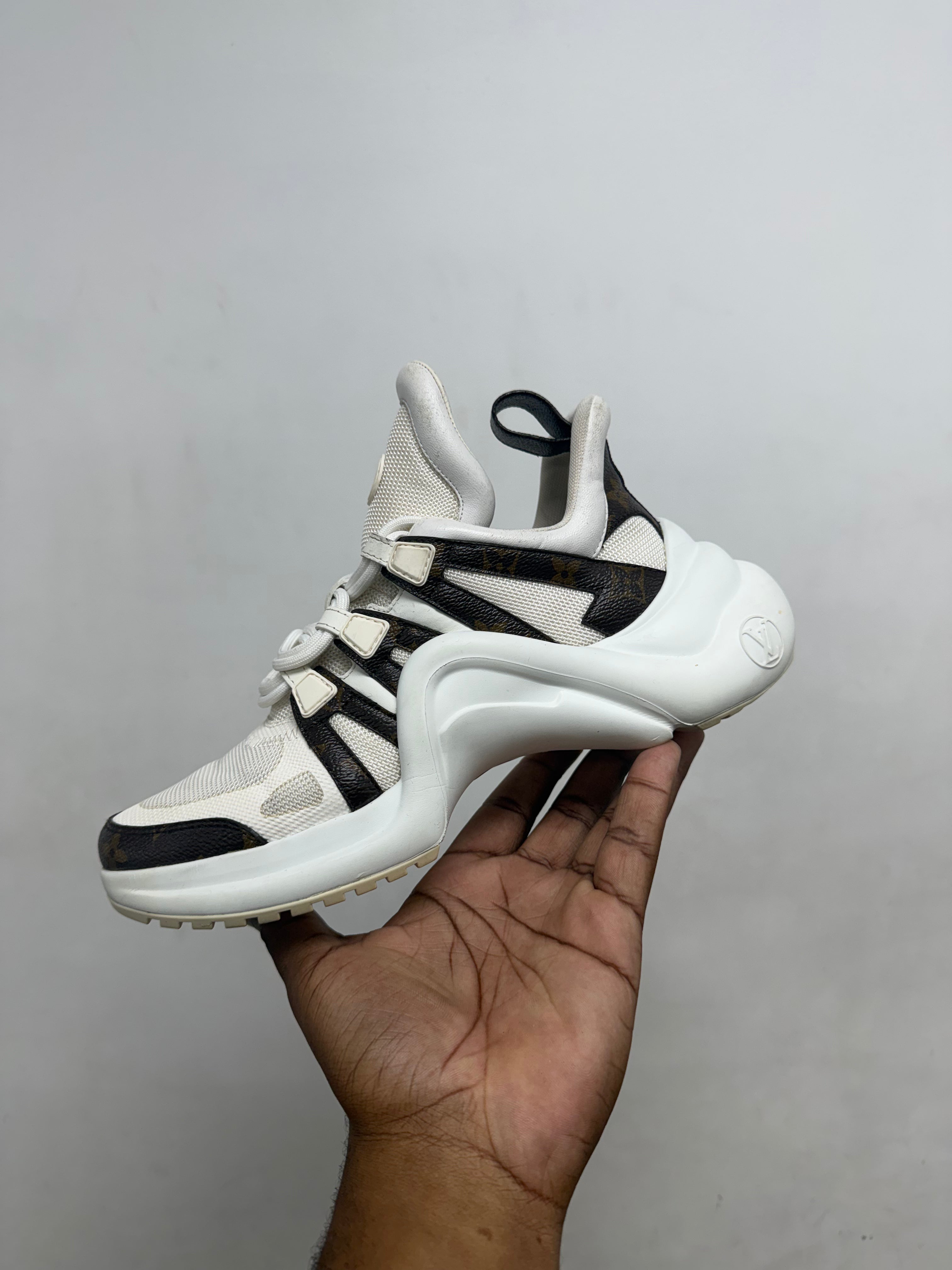 Louis Vuitton Brown Monogram Arch Light Sneakers