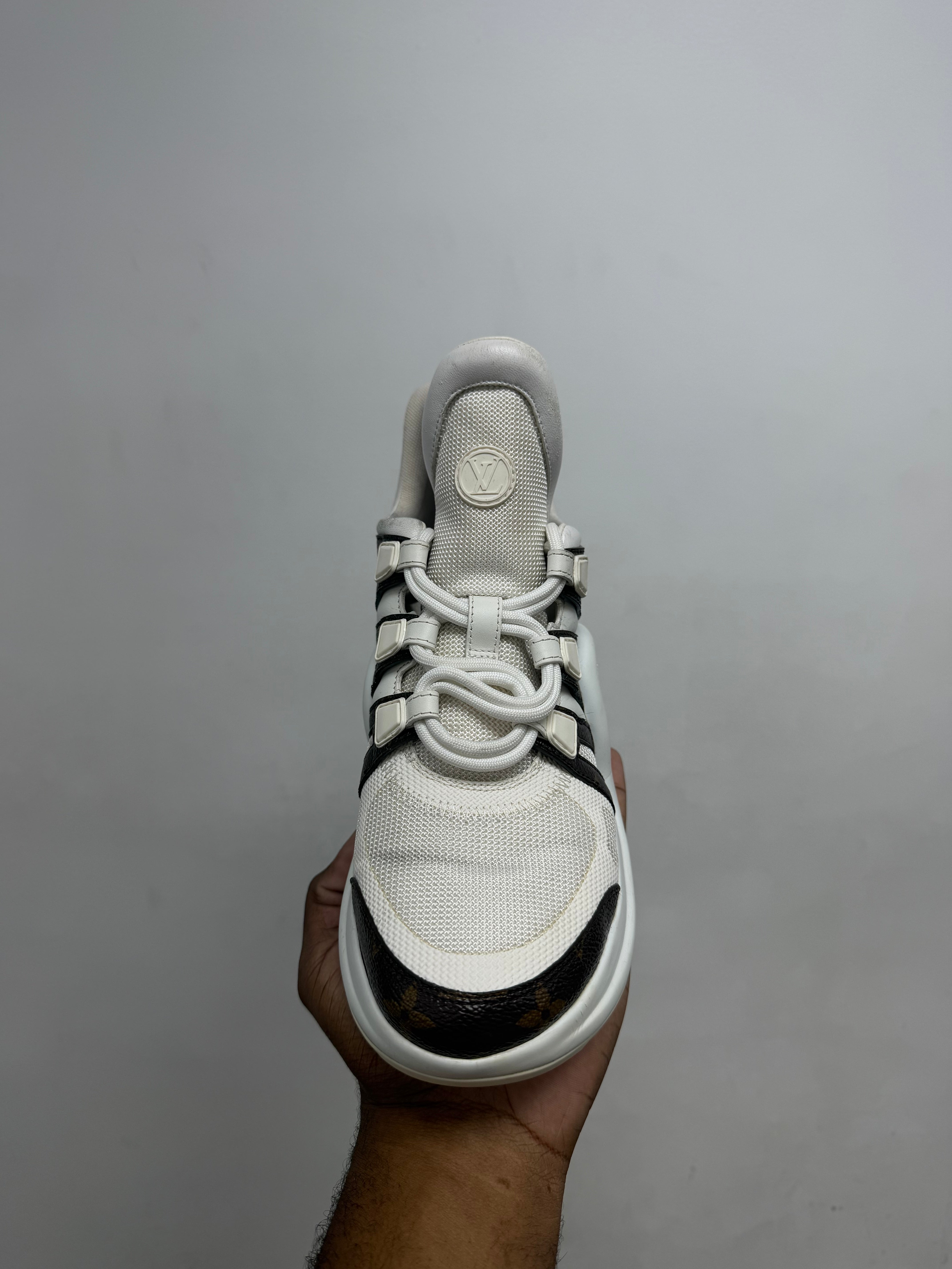 Louis Vuitton Brown Monogram Arch Light Sneakers