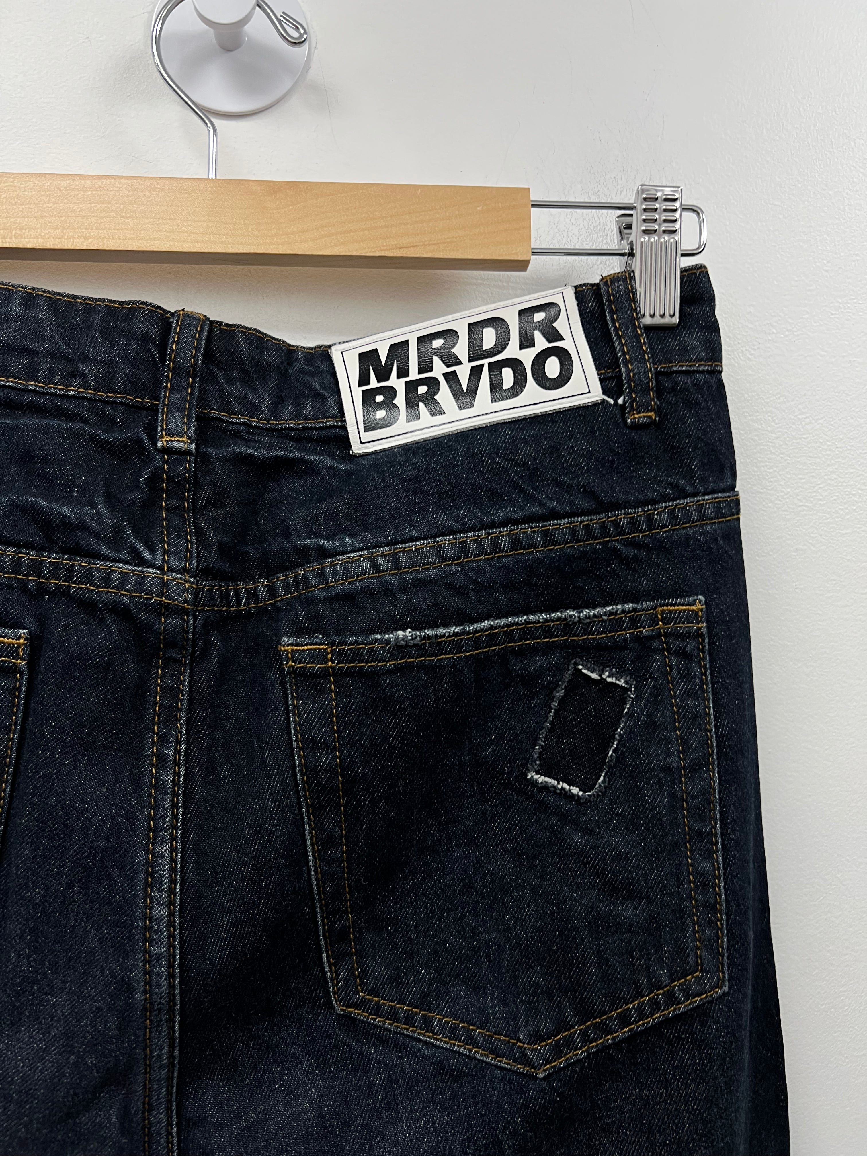 Who Decides War Cowboy One Patch Dark Wash Jeans