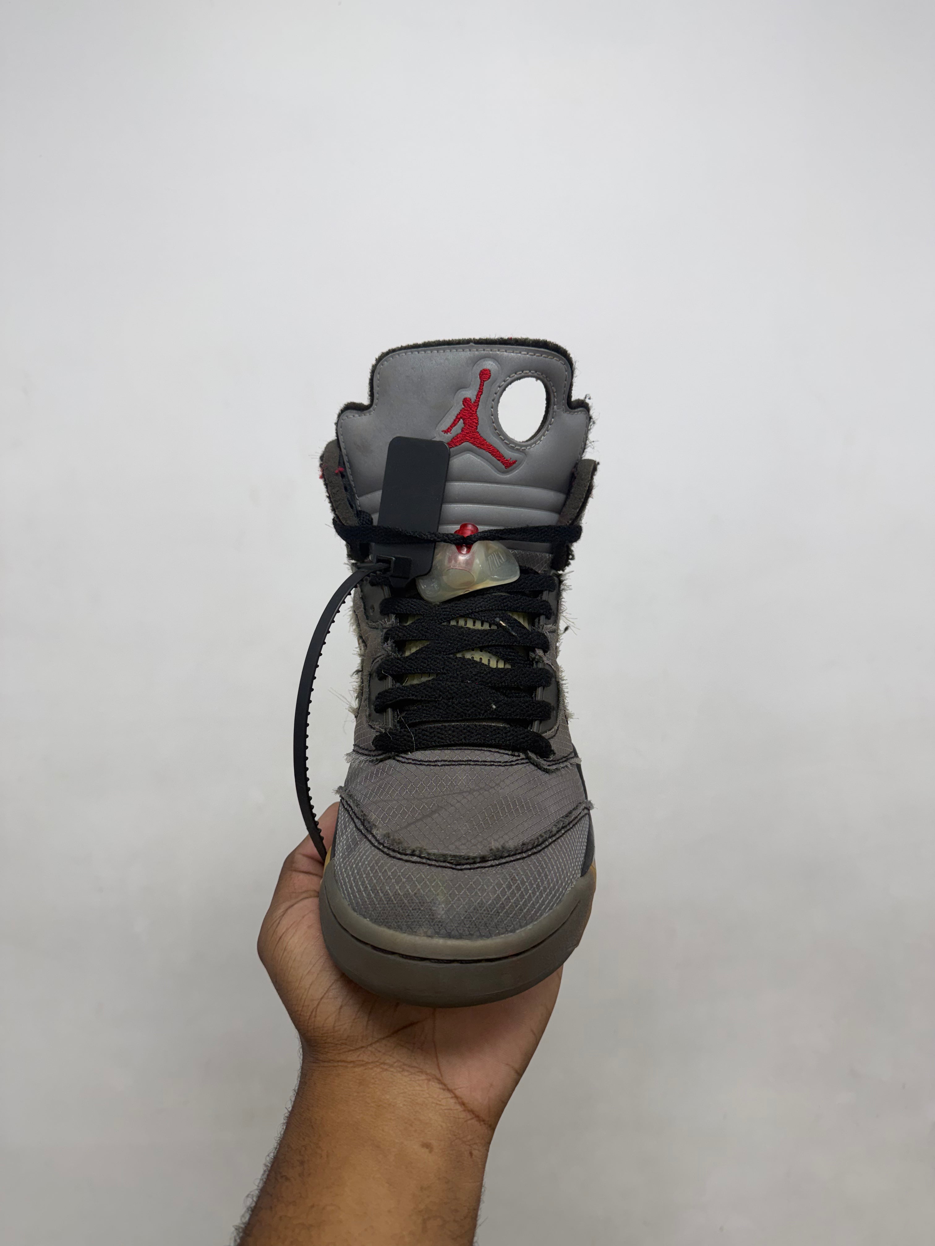 Jordan 5 x Off White Muslin Sneakers