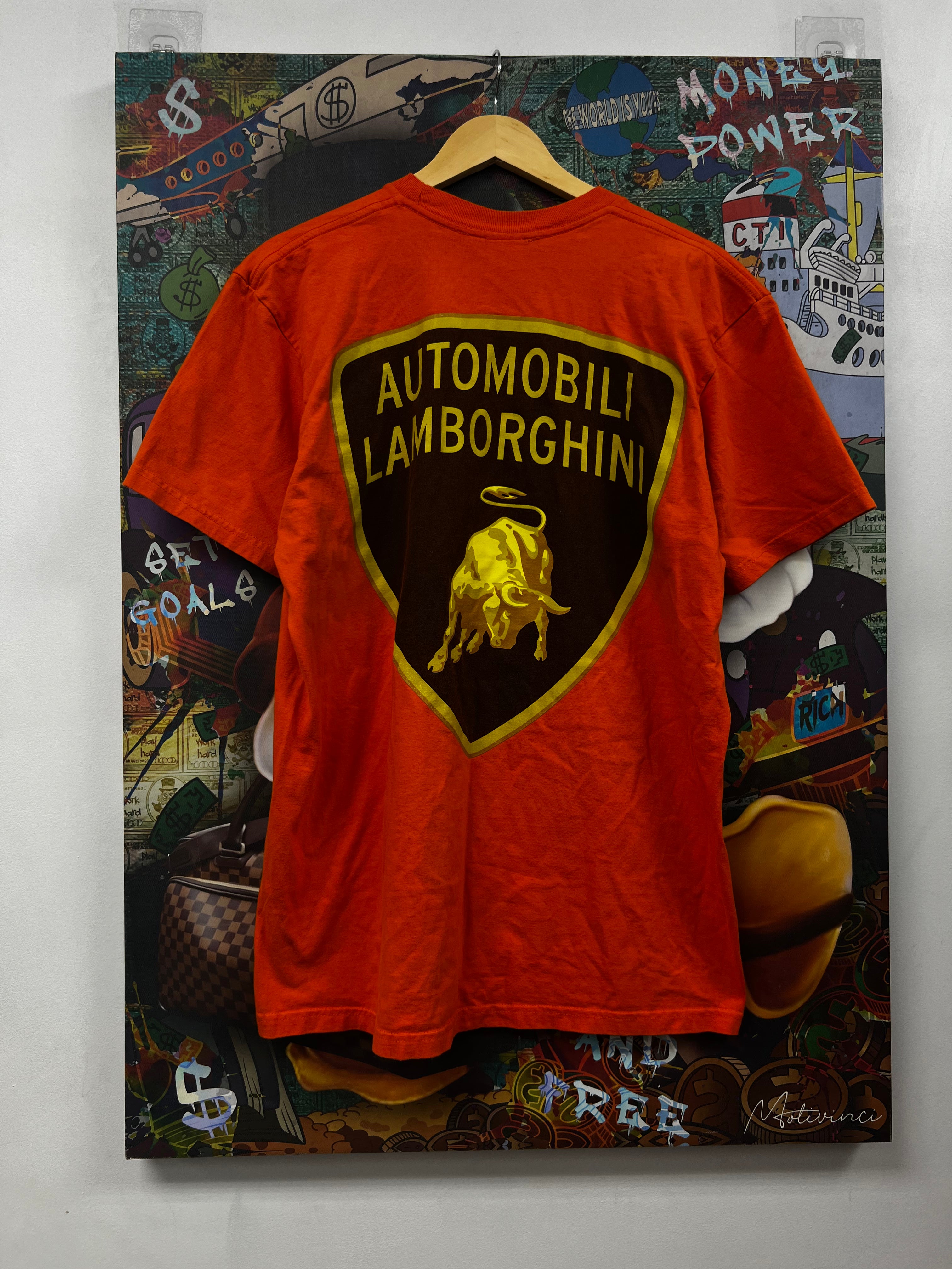 Supreme Orange Lamborghini Tee