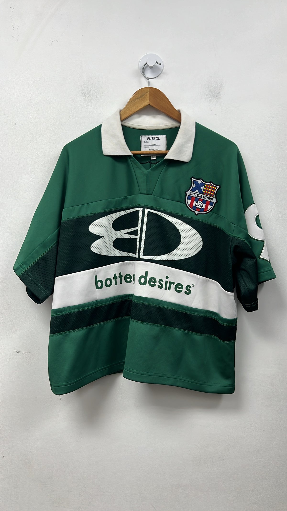 Bottega Desires Green Futbol Jersey