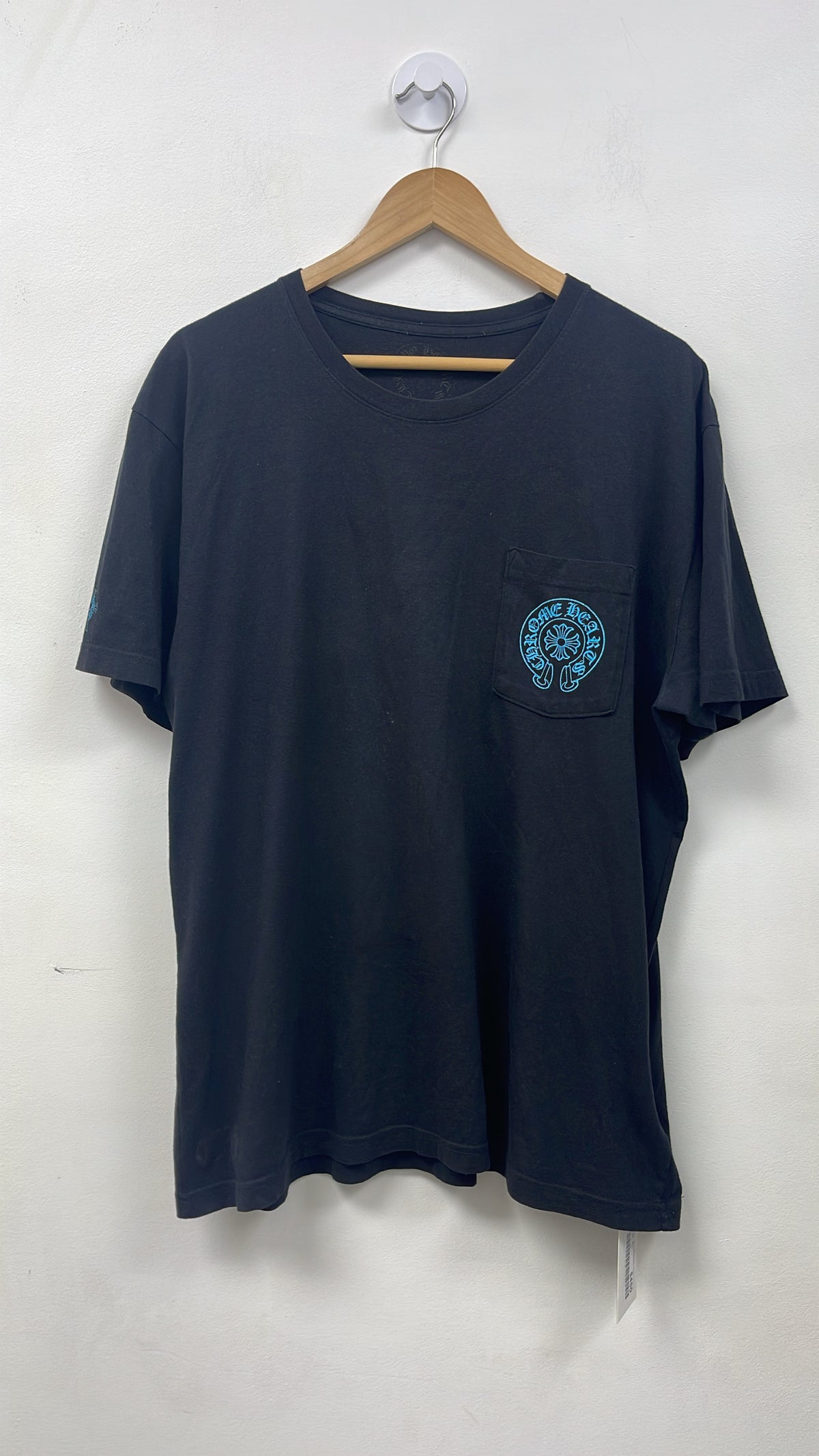 Chrome Hearts Black Blue Triple Cross Tee