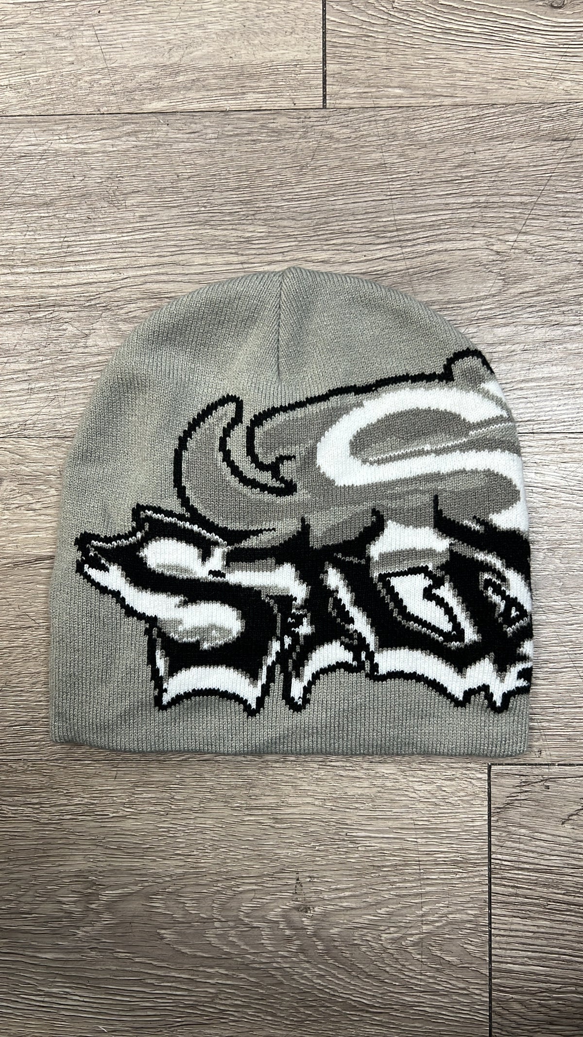 SB Studios Grey Black Beanie