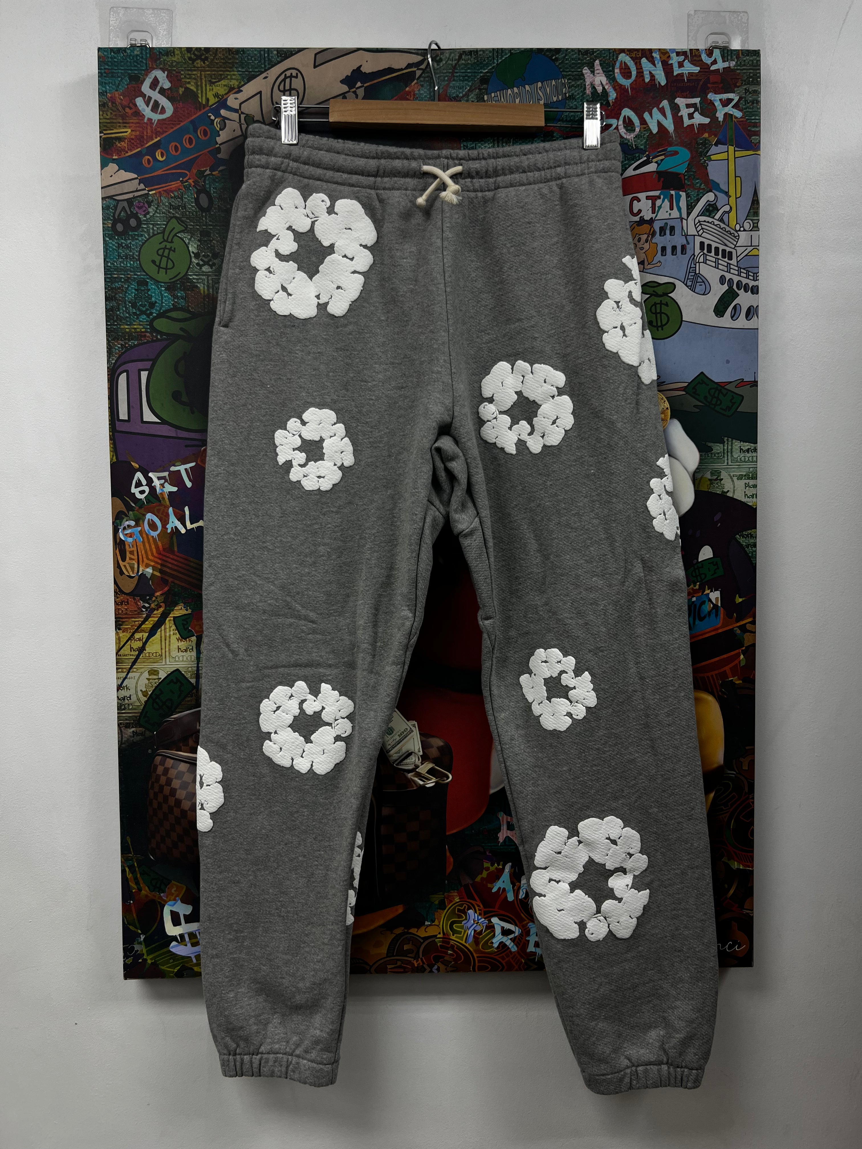 Denim Tears Grey Wreath Sweats