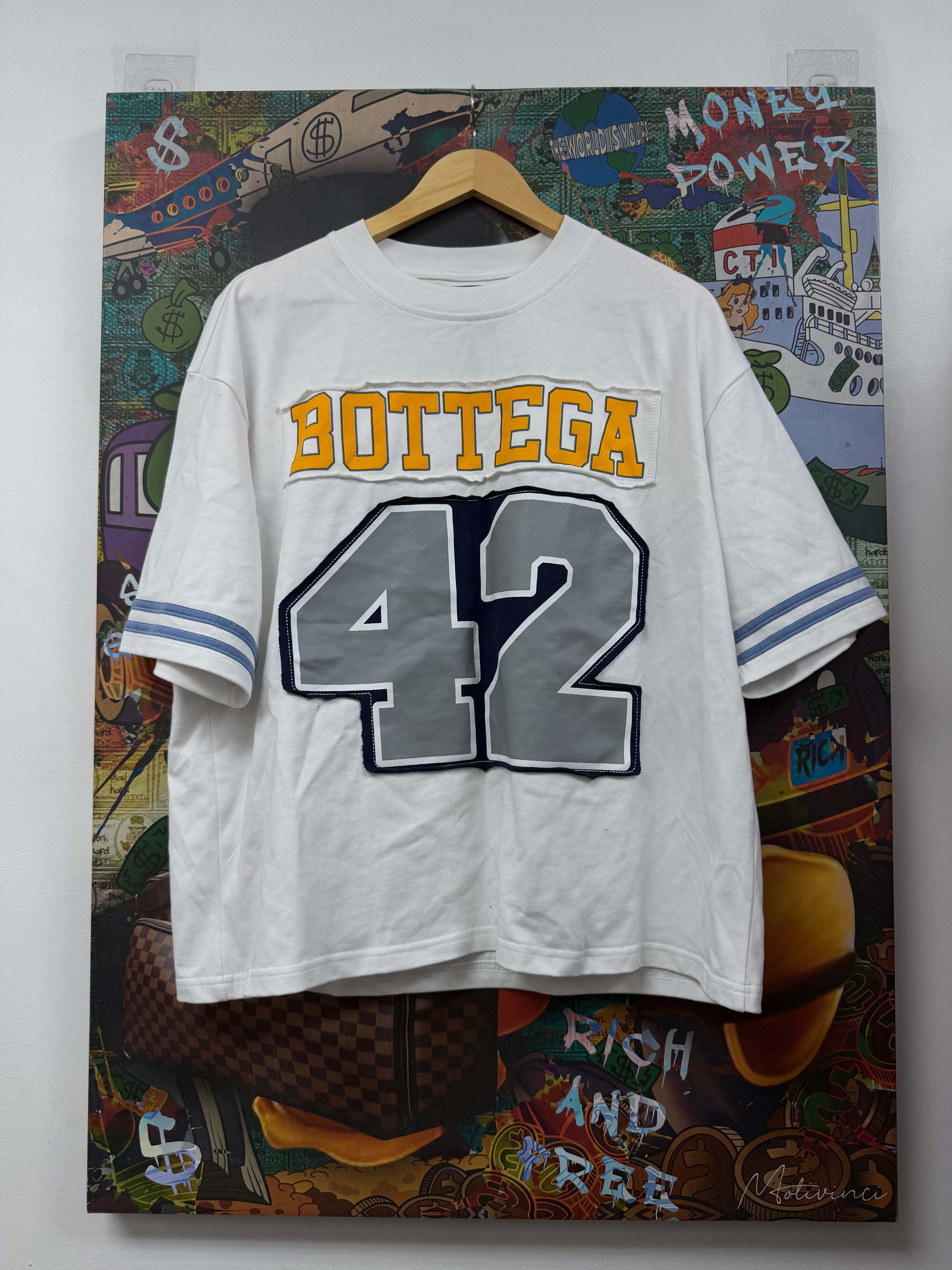 Bottega Desires White Jackie Robinson Tee