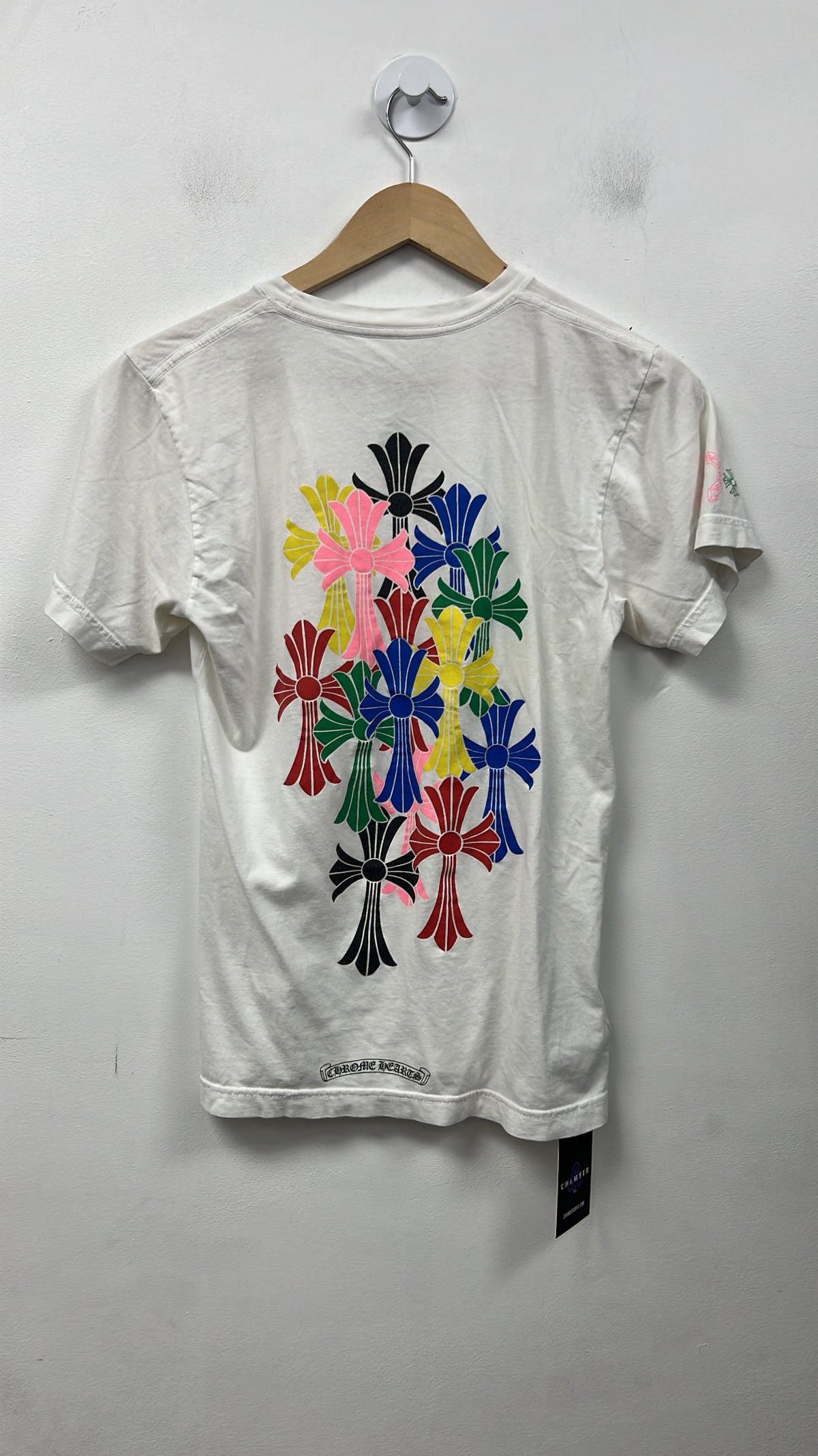 Chrome Hearts White Multi Cross Tee