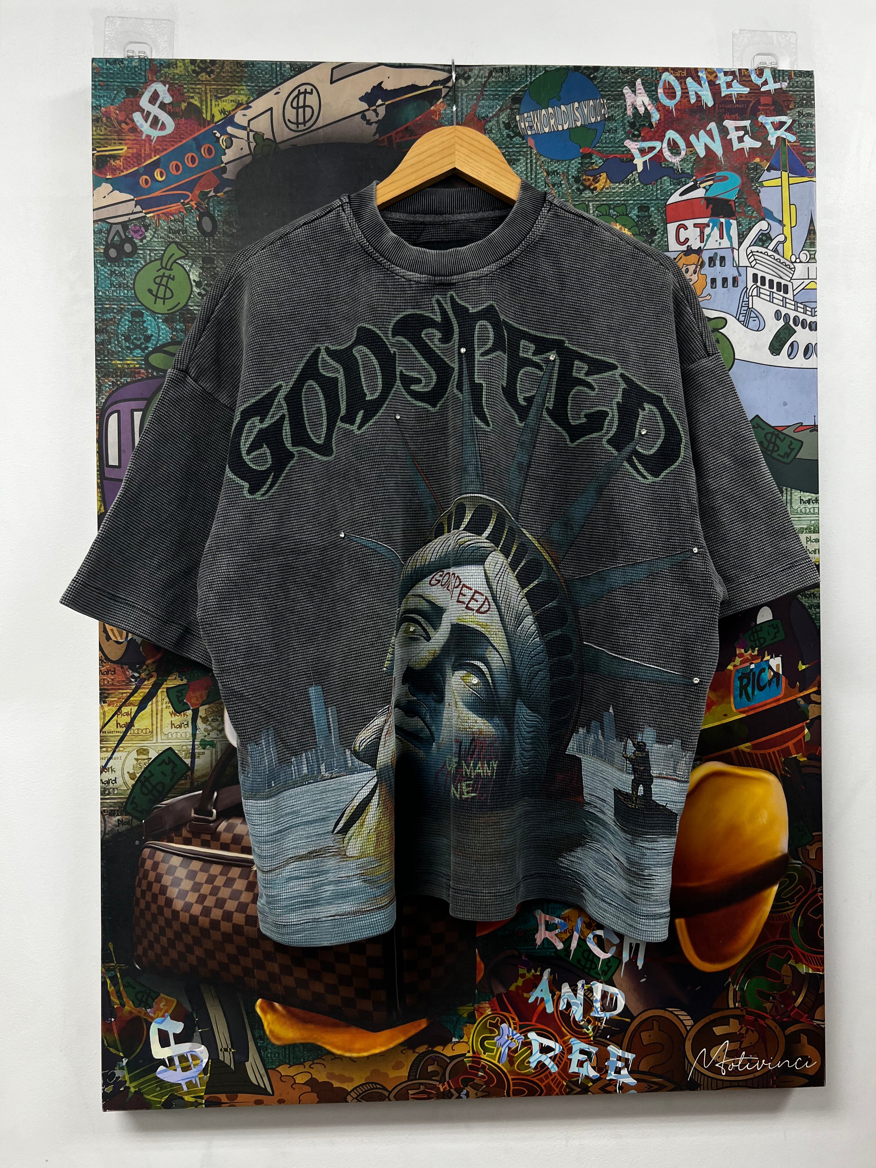 Godspeed Grey Sunken Liberty VVS Thermal Tee