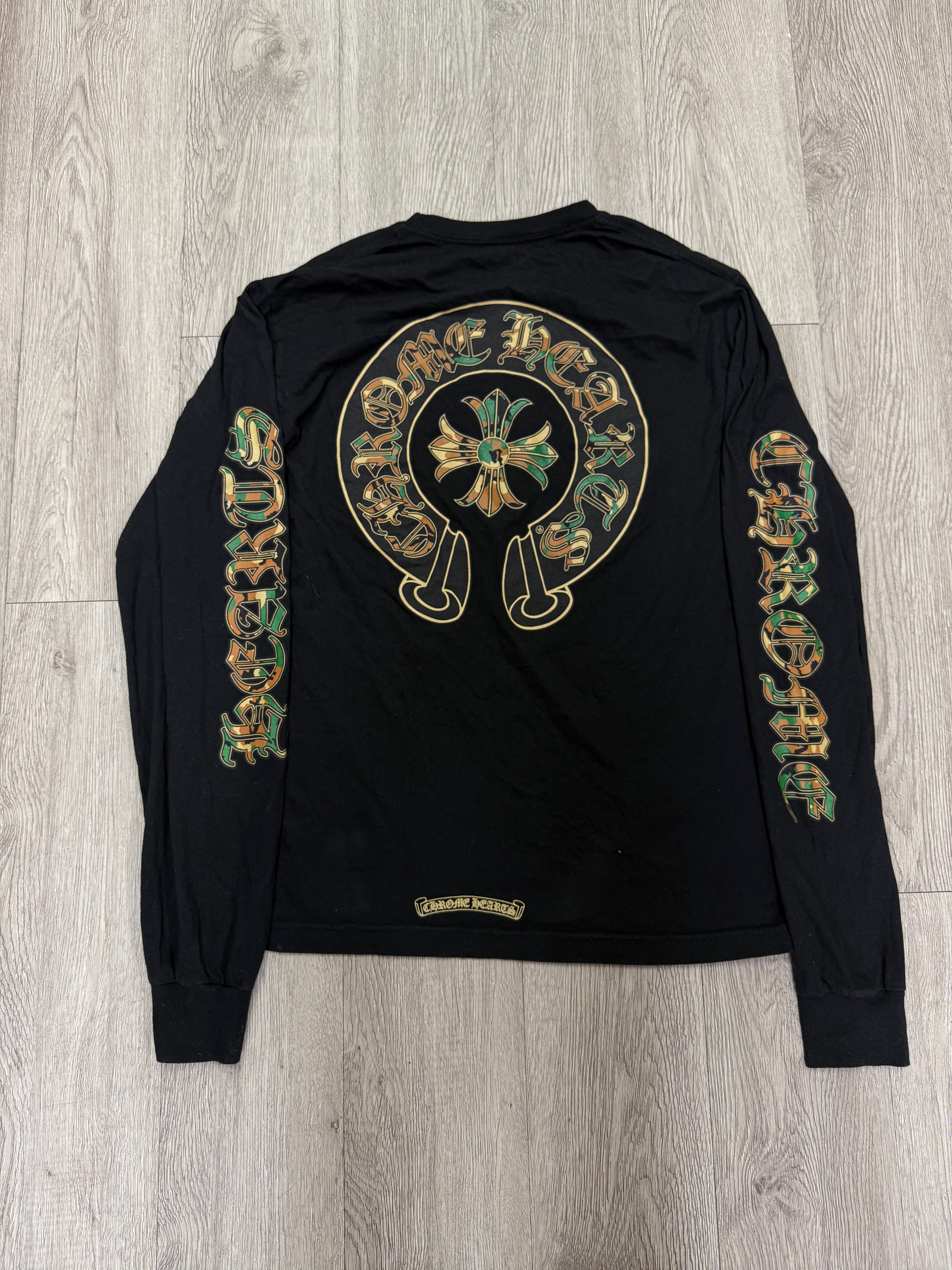 Chrome Hearts Black Camo King Taco Long Sleeve
