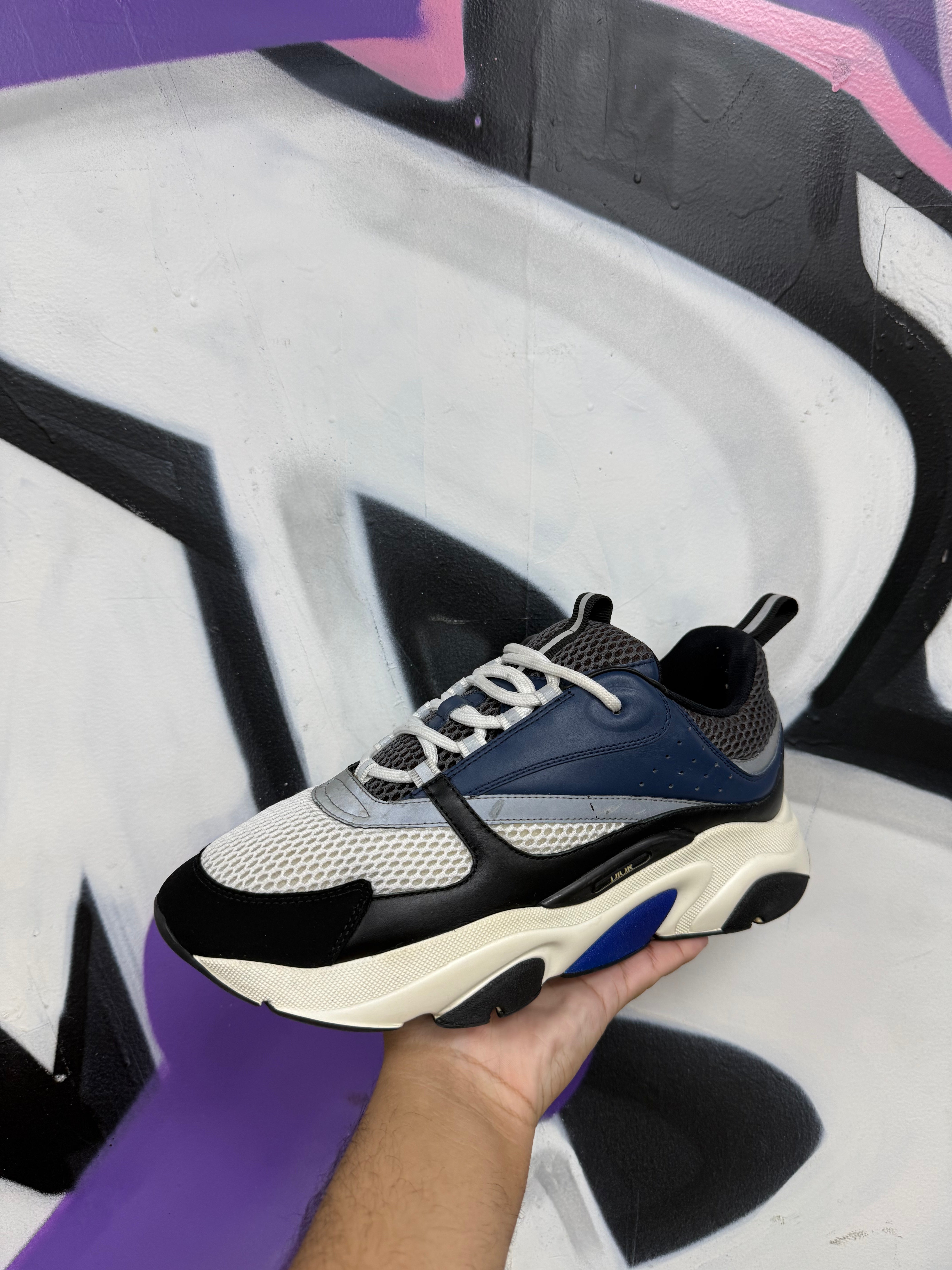Dior B22 Navy Sneakers