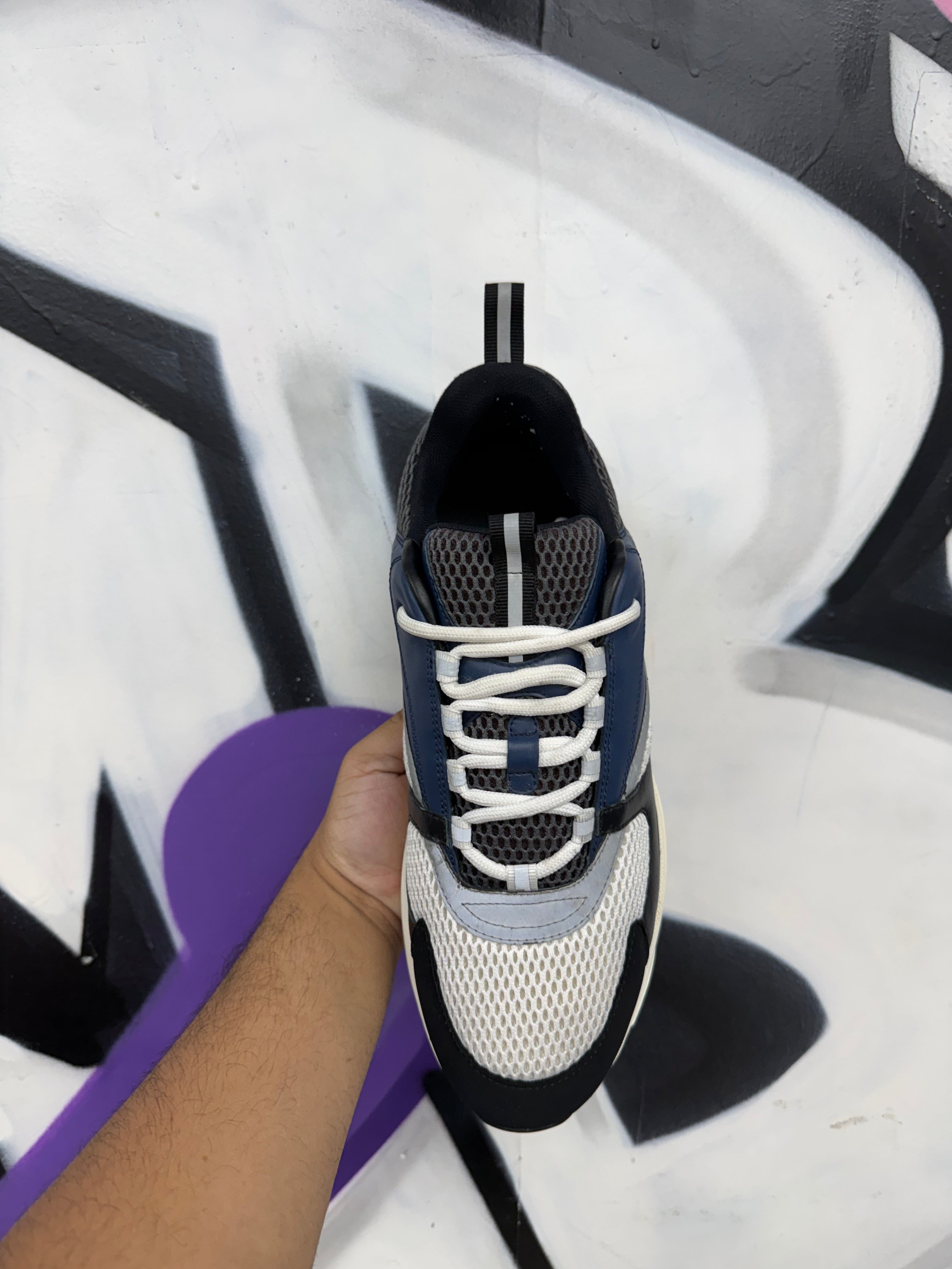Dior B22 Navy Sneakers