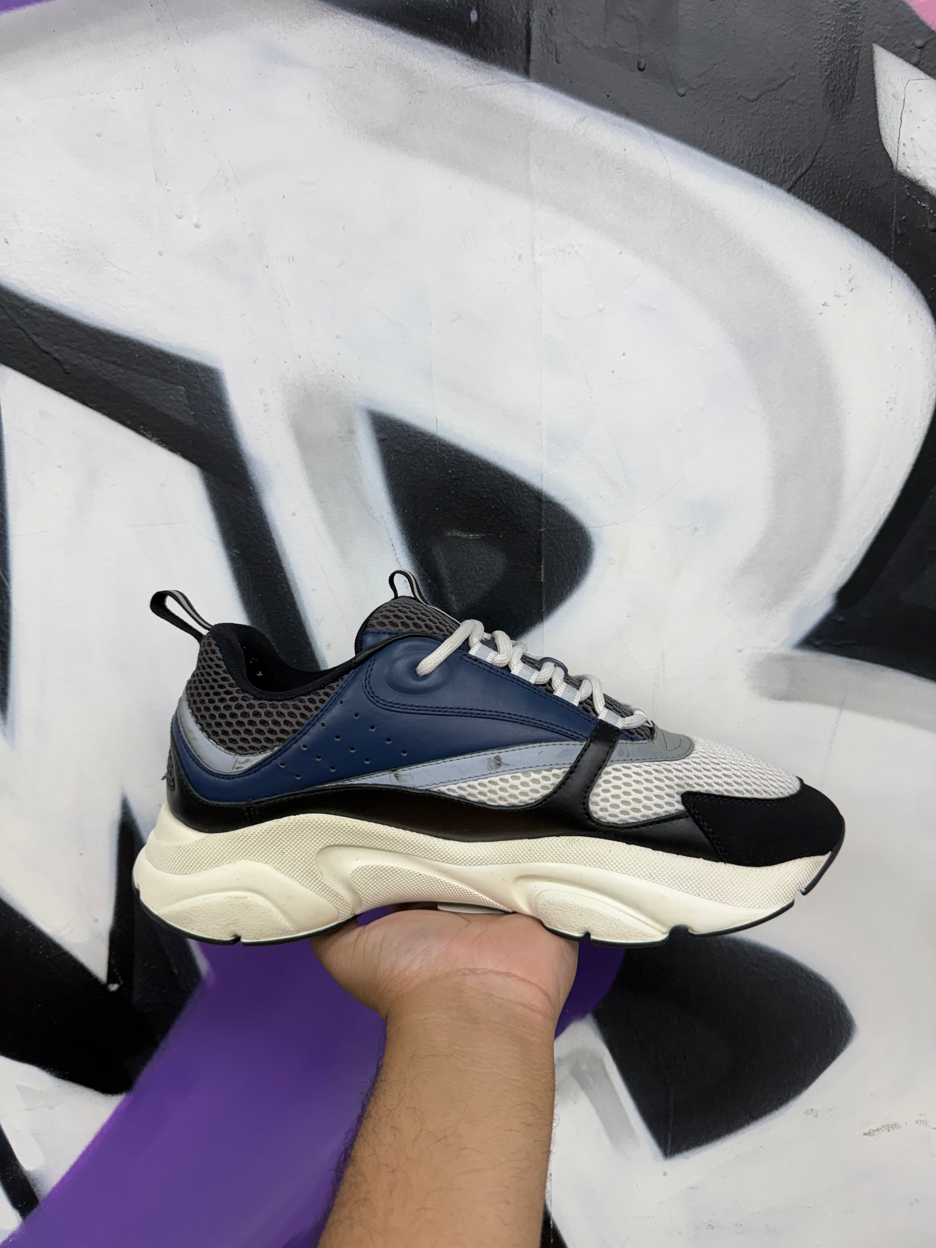 Dior B22 Navy Sneakers