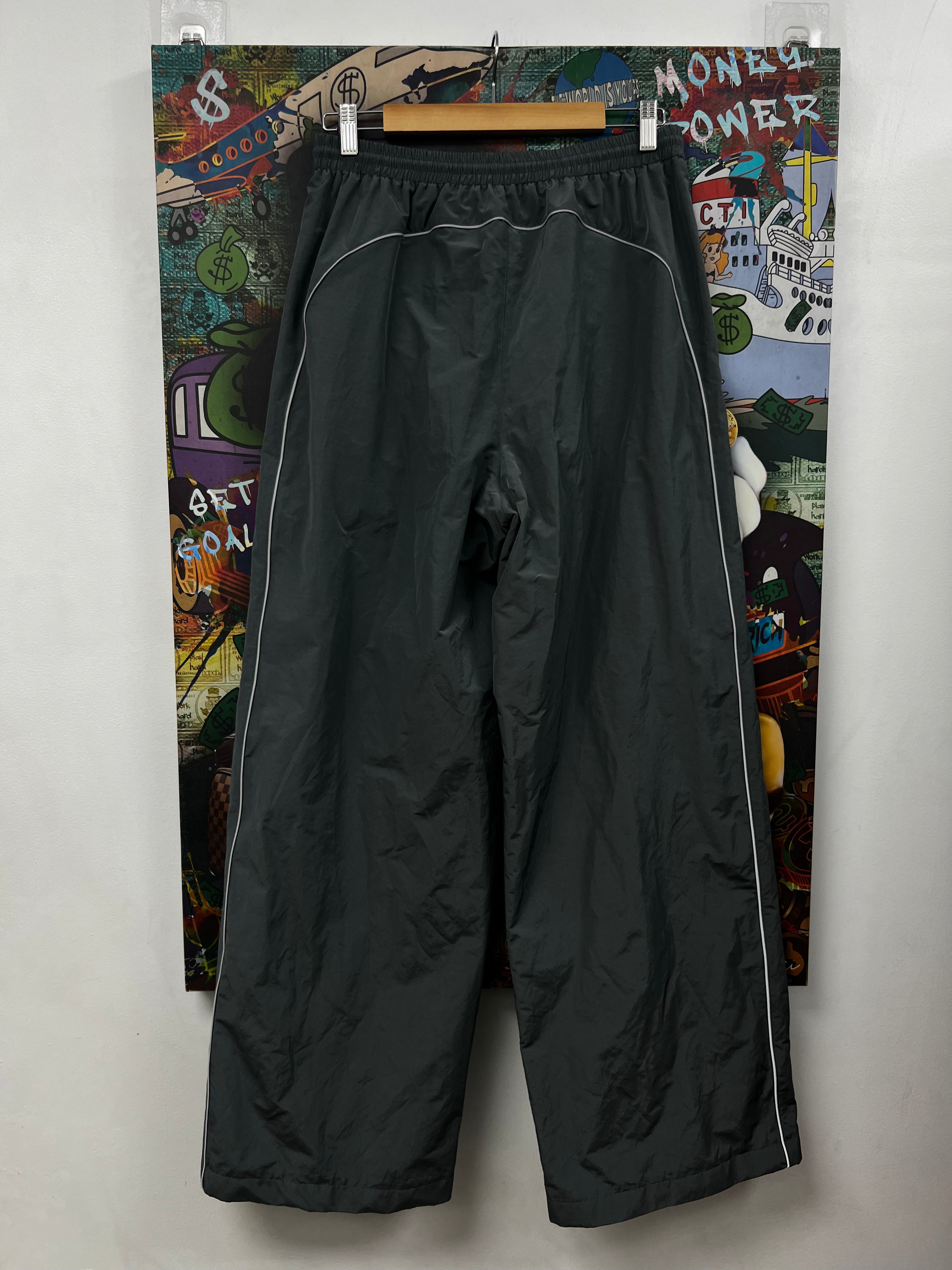 Balenciaga Techno Poplin Grey Track Pants