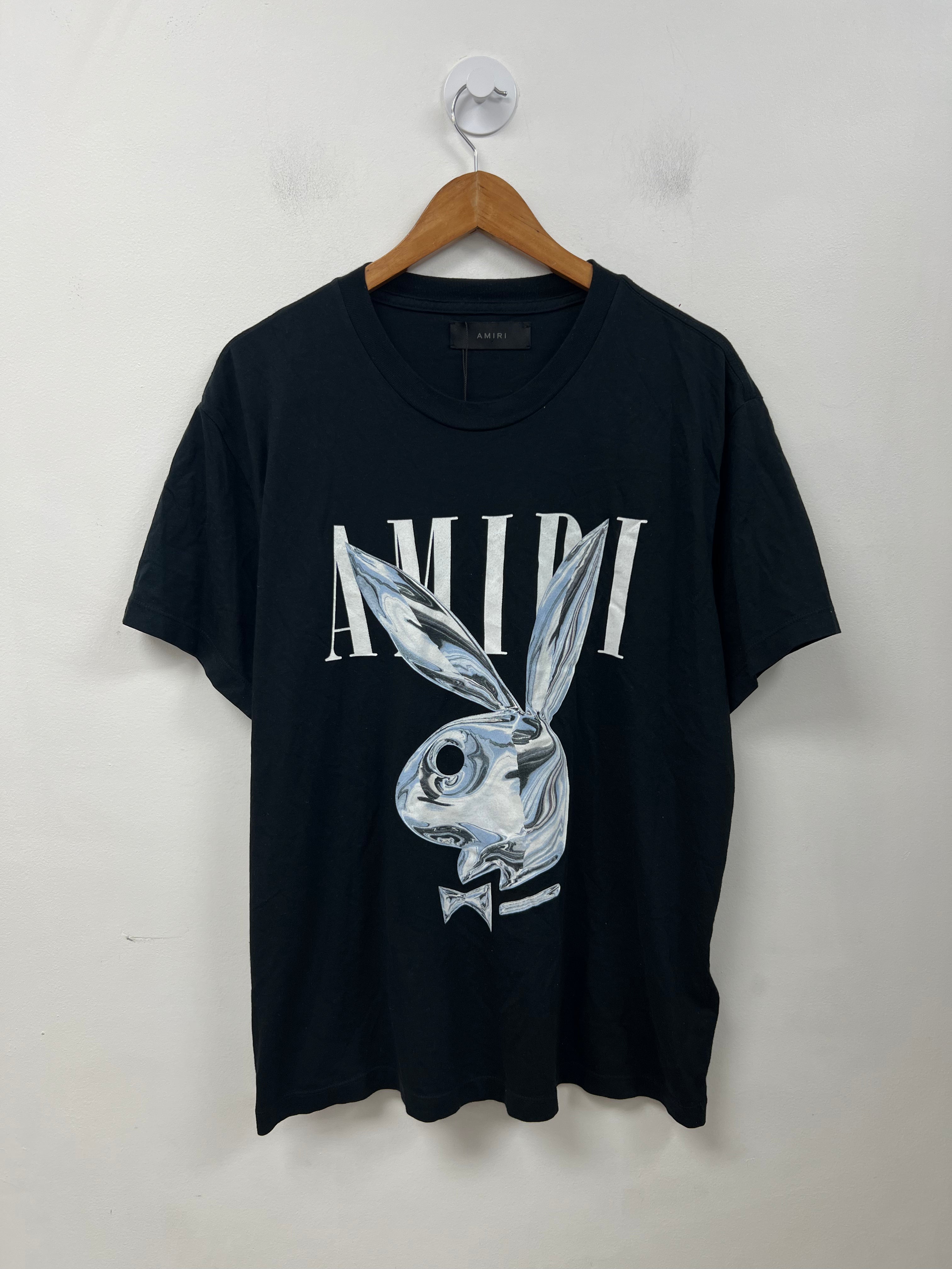 Amiri Black Playboy Tee