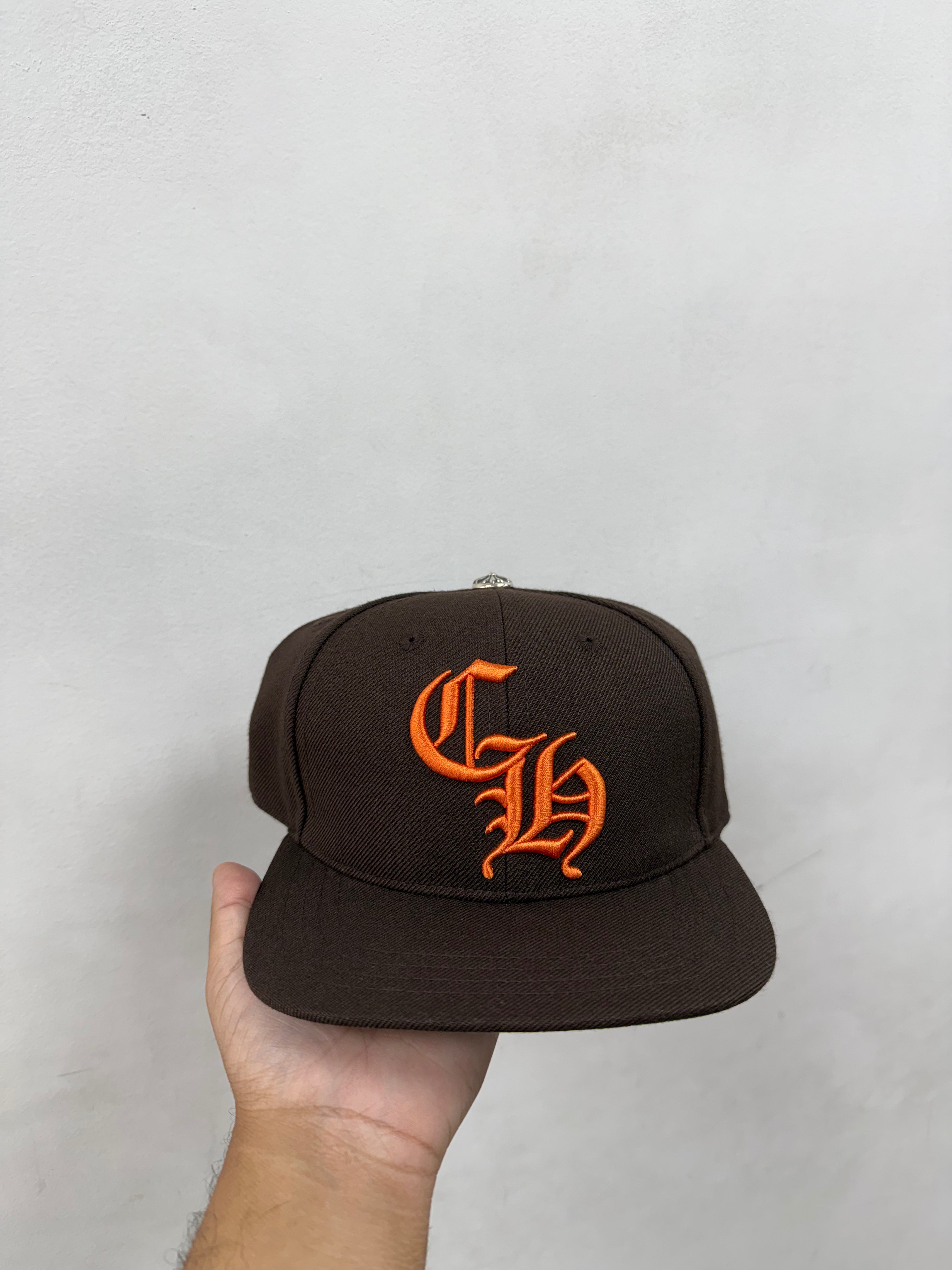 Chrome Hearts Brown Orange Baseball Trucker Hat