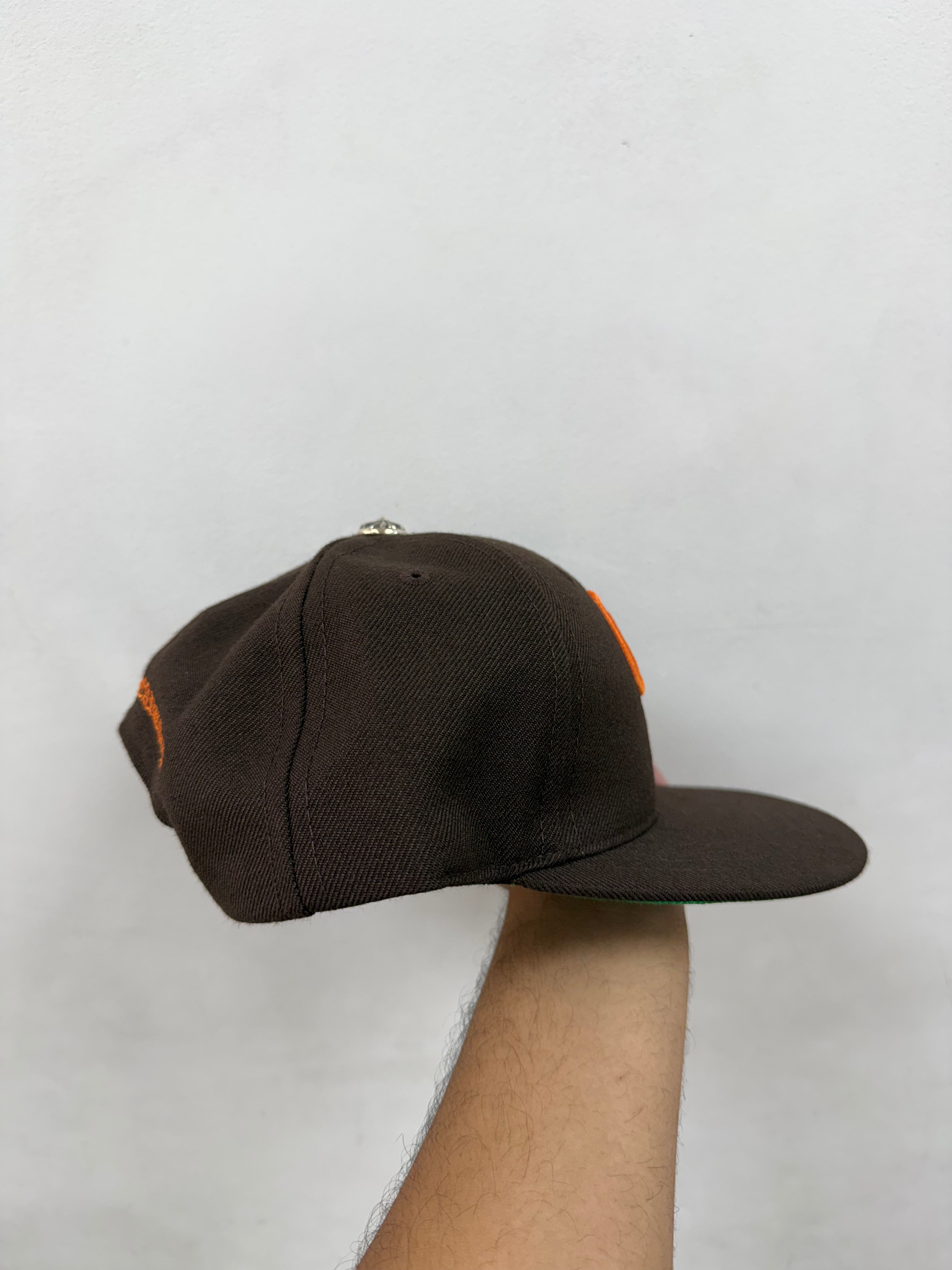 Chrome Hearts Brown Orange Baseball Trucker Hat