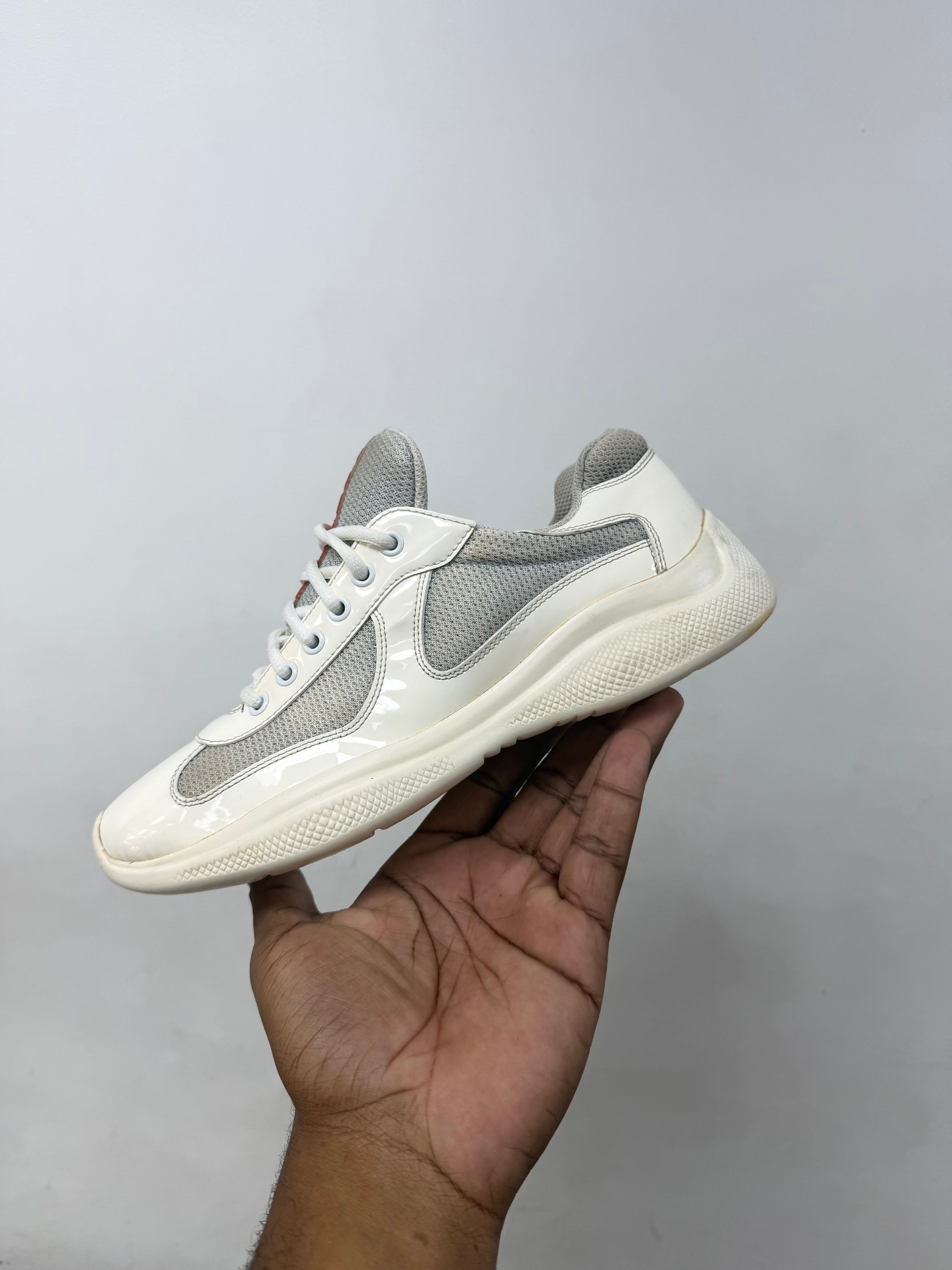 Prada White Cups Sneakers